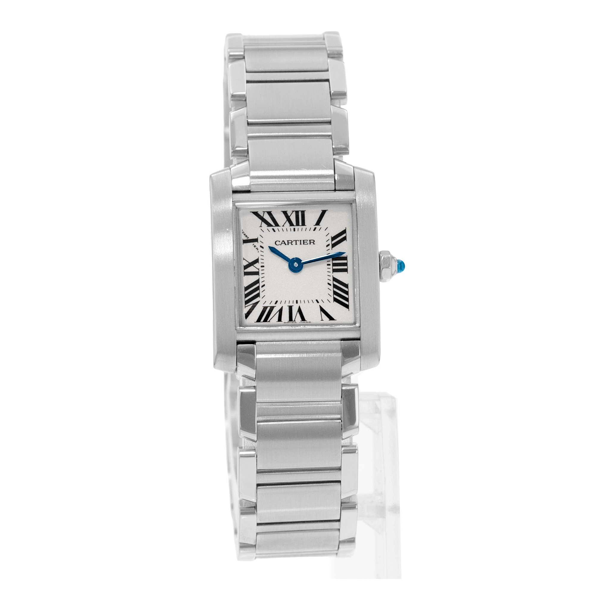 Cartier Tank Francaise W51008Q3 2384 20mm Silver Dial Steel Ladies Watch 2010 thumbnail 6