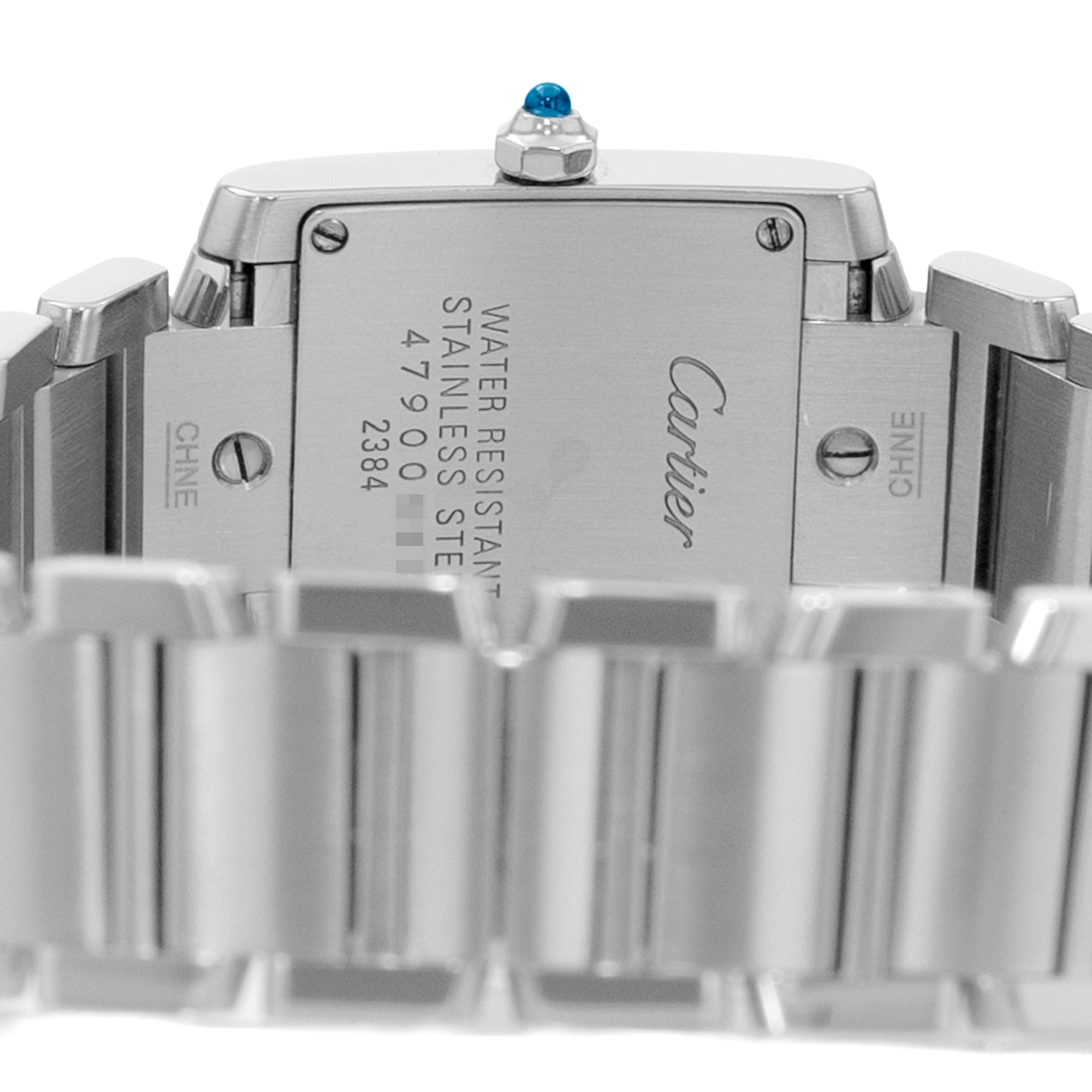 Cartier Tank Francaise W51008Q3 2384 20mm Silver Dial Steel Ladies Watch 2010 thumbnail 8