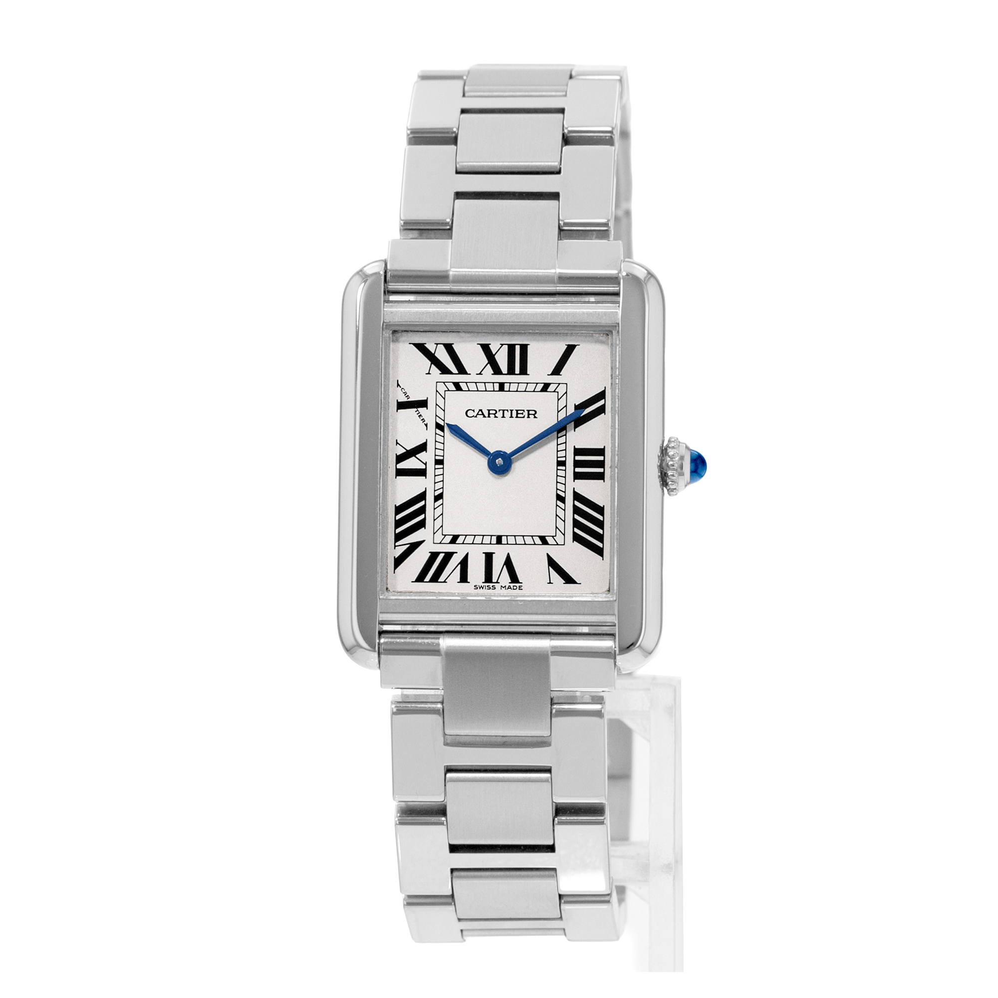 Cartier Tank Solo W5200013 3170 24mm Silver Dial Steel Ladies Watch Papers 2012 thumbnail 4