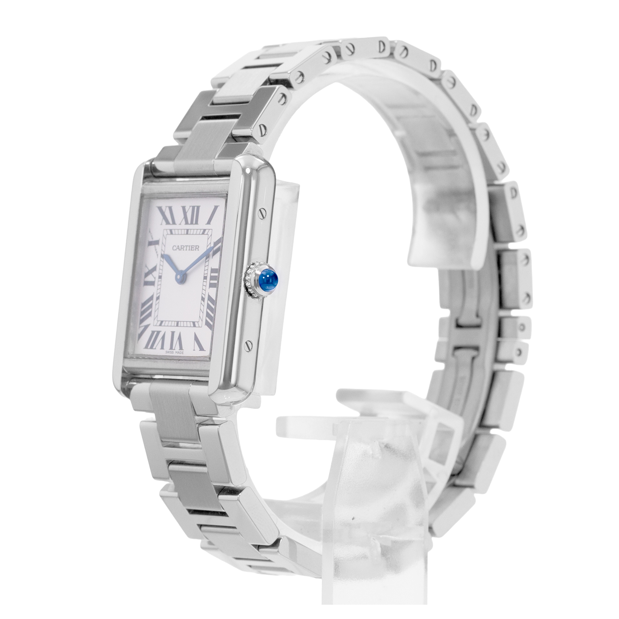 Cartier Tank Solo W5200013 3170 24mm Silver Dial Steel Ladies Watch Papers 2012 thumbnail 5