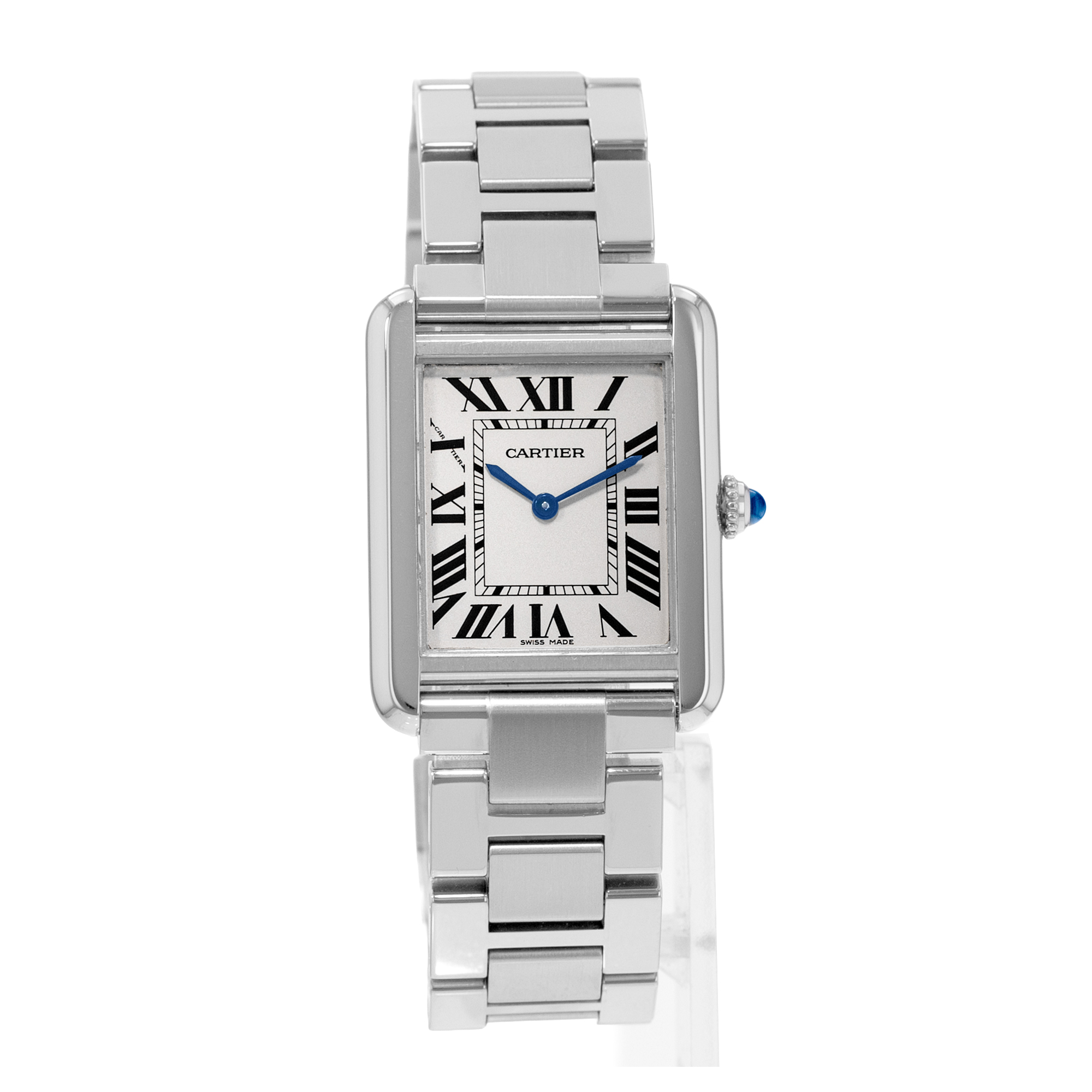Cartier Tank Solo W5200013 3170 24mm Silver Dial Steel Ladies Watch Papers 2012 thumbnail 7