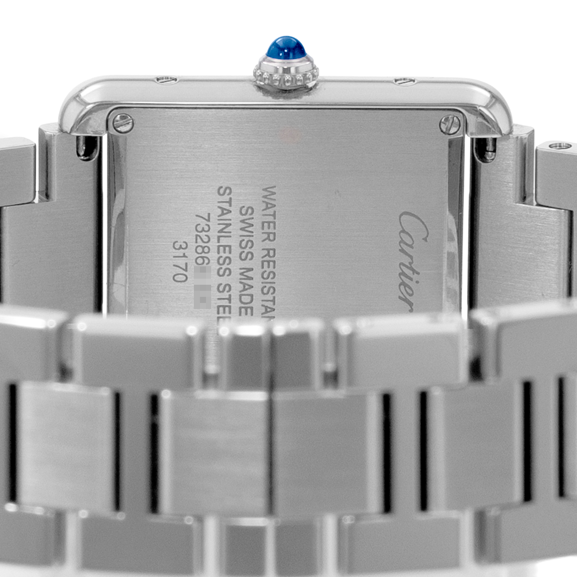 Cartier Tank Solo W5200013 3170 24mm Silver Dial Steel Ladies Watch Papers 2012 thumbnail 9