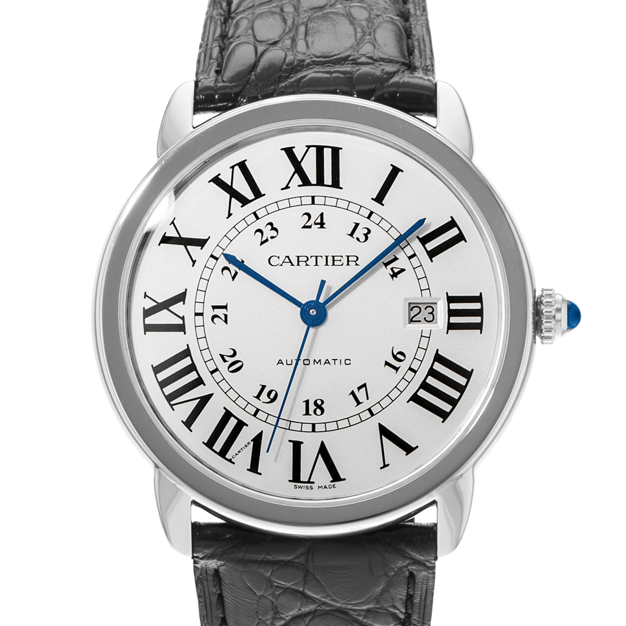 Cartier Ronde Solo de Cartier W6701010 3517 42mm Steel Mens Watch Papers 2014 thumbnail 1