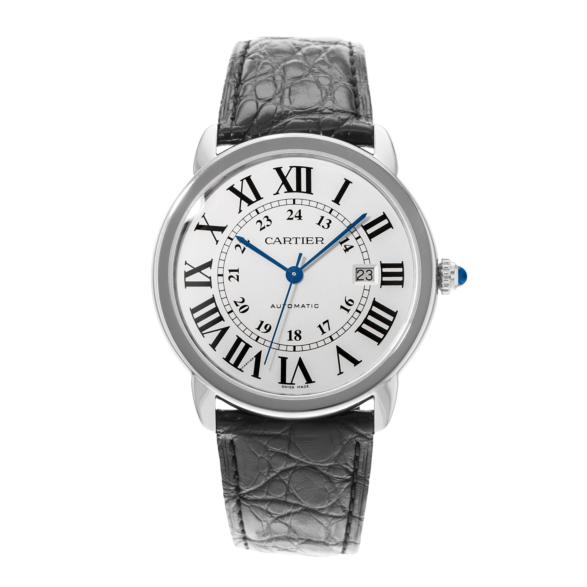 Cartier Ronde Solo de Cartier W6701010 3517 42mm Steel Mens Watch Papers 2014 thumbnail 2