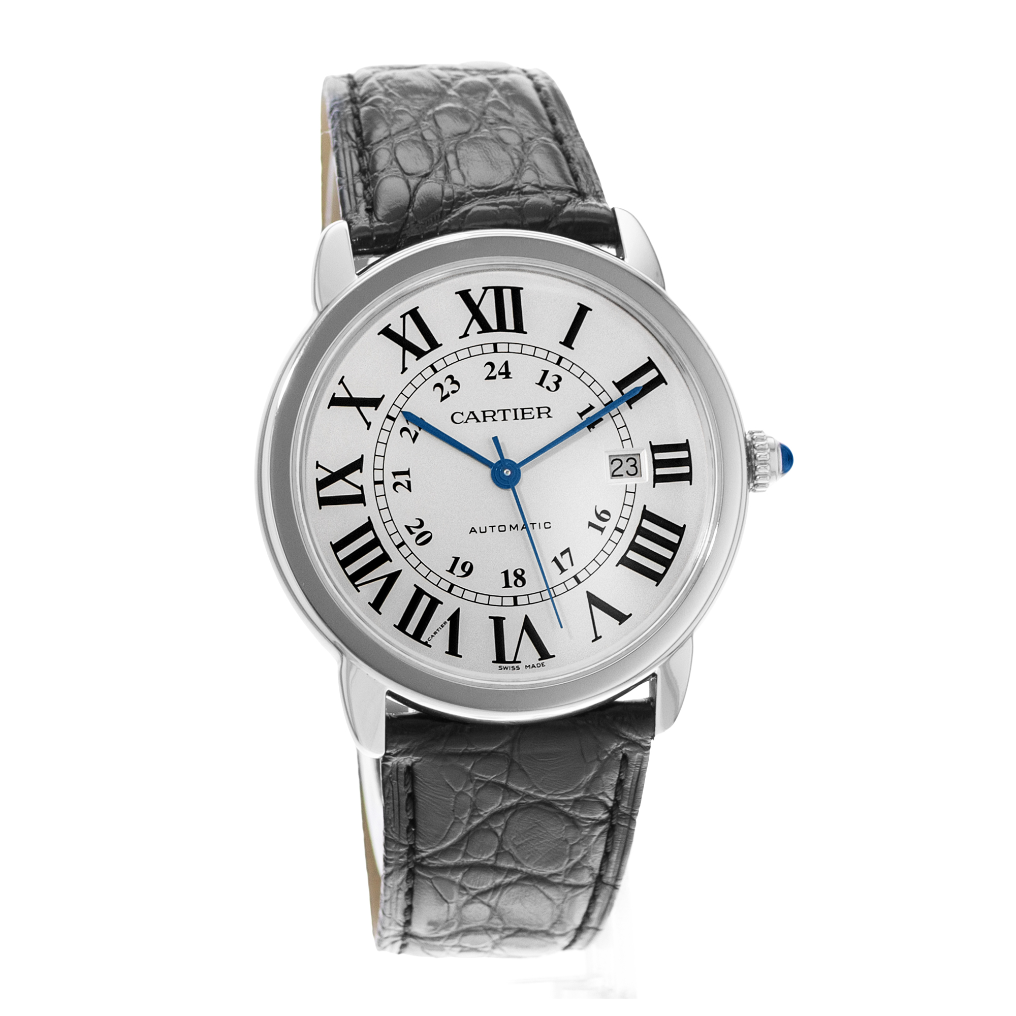 Cartier Ronde Solo de Cartier W6701010 3517 42mm Steel Mens Watch Papers 2014 thumbnail 7