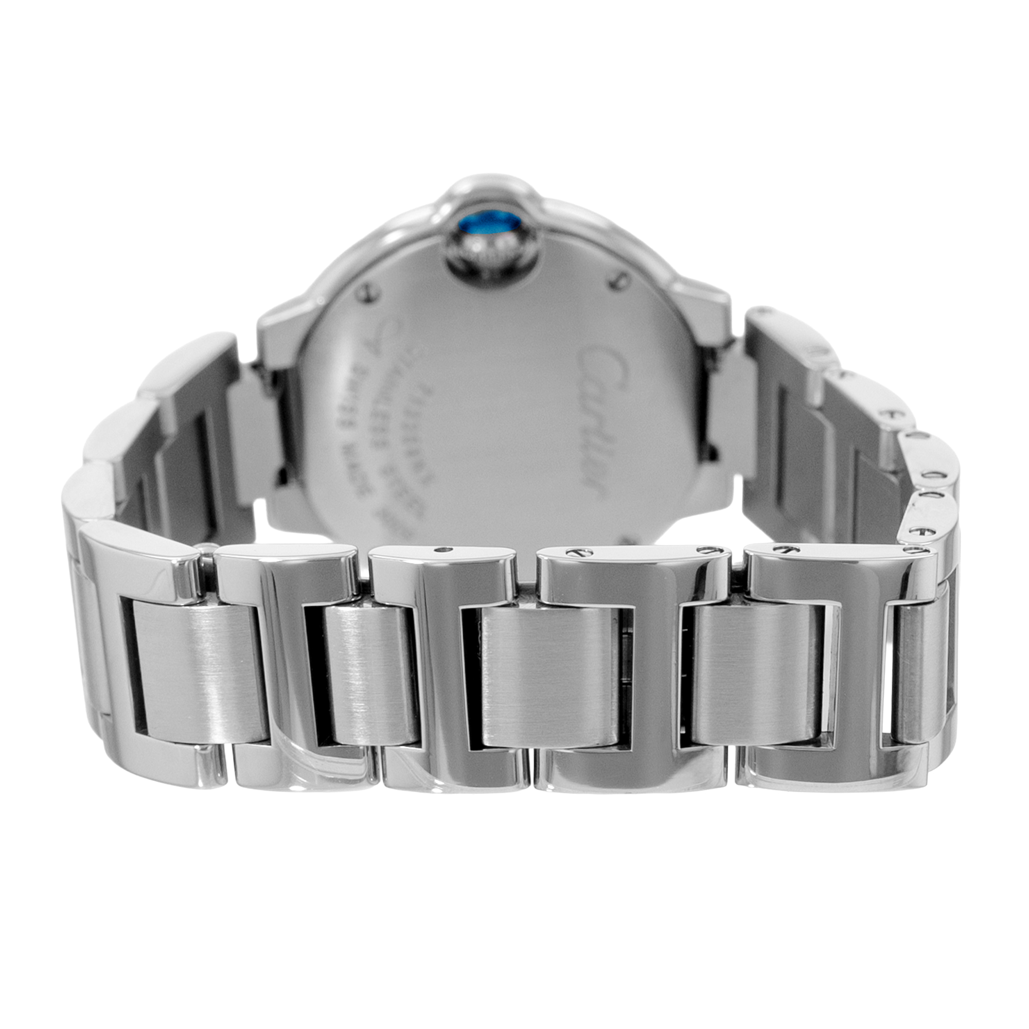 Cartier Ballon Bleu 28mm W69010Z4 3009 Silver Roman Dial Steel Ladies Watch 2015 thumbnail 7