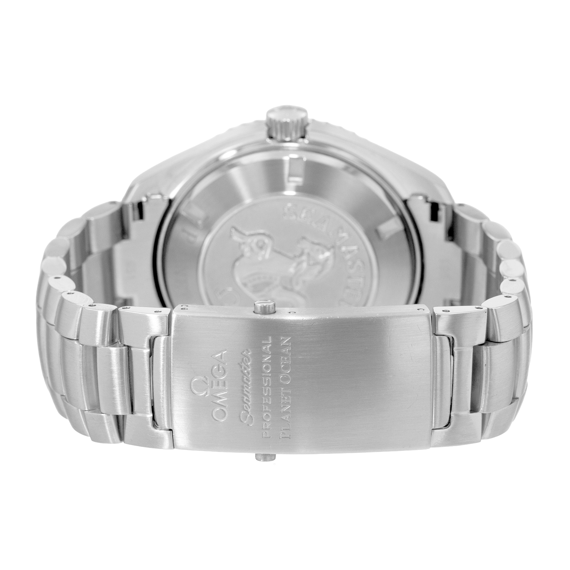 Omega Seamaster Planet Ocean 2208.50.00 45mm Black Orange 600M Steel Mens Watch thumbnail 7