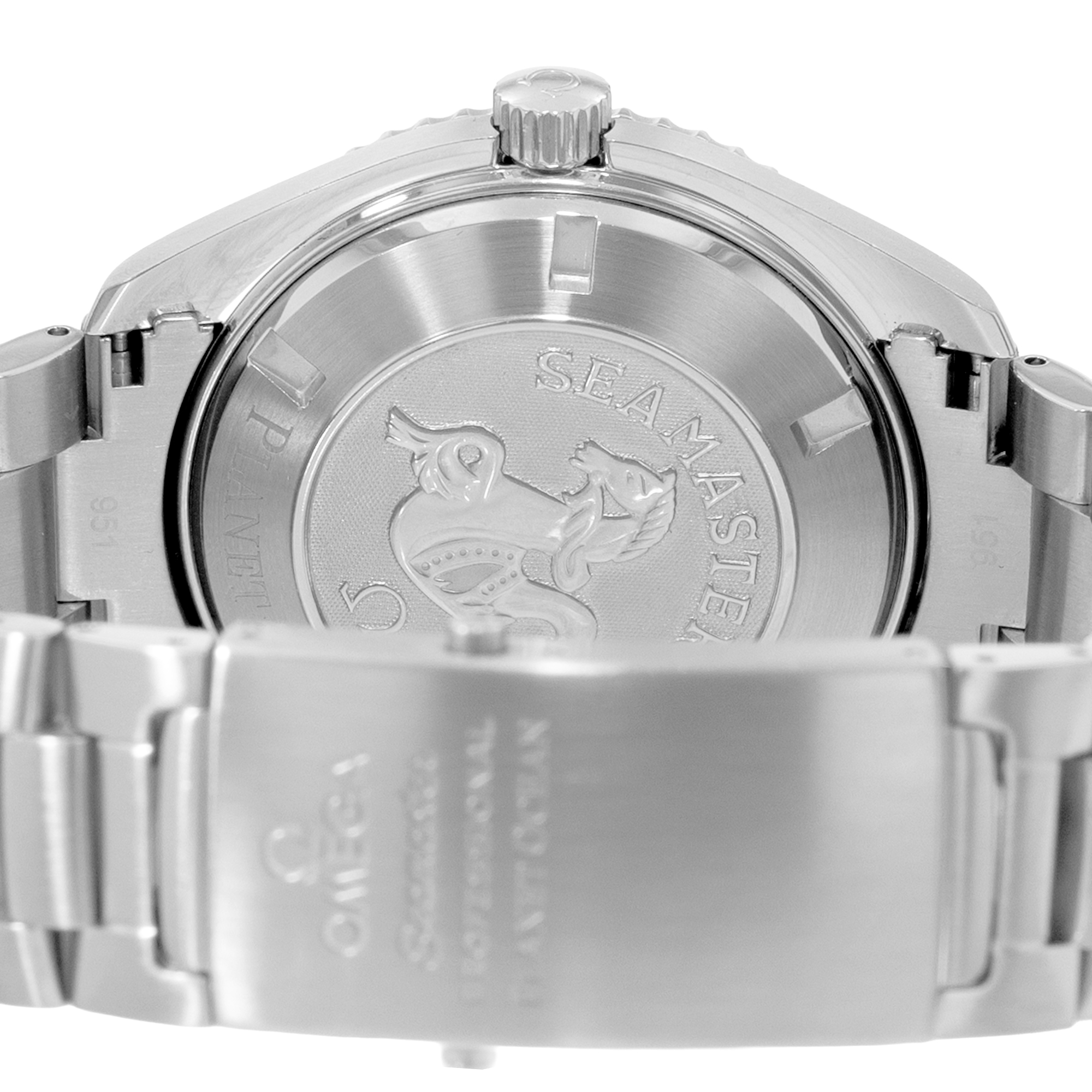 Omega Seamaster Planet Ocean 2208.50.00 45mm Black Orange 600M Steel Mens Watch thumbnail 8