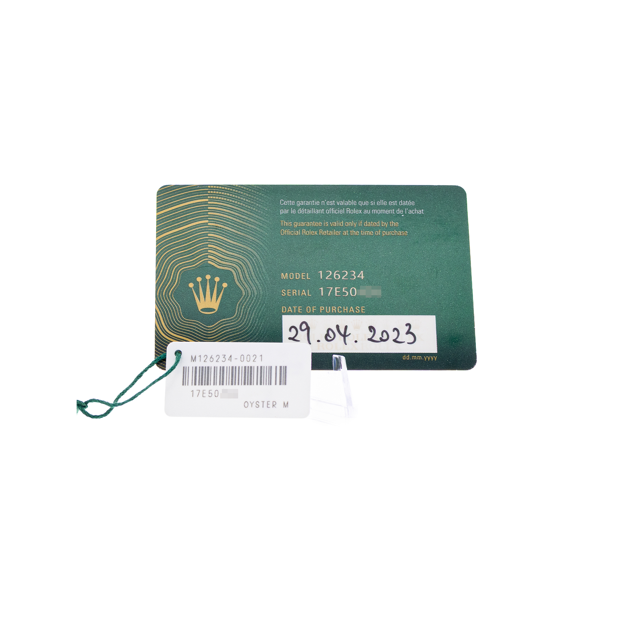 Rolex Datejust 36 126234 Purple Diamond Roman Steel Gold Mens Watch Card 2023 thumbnail 3