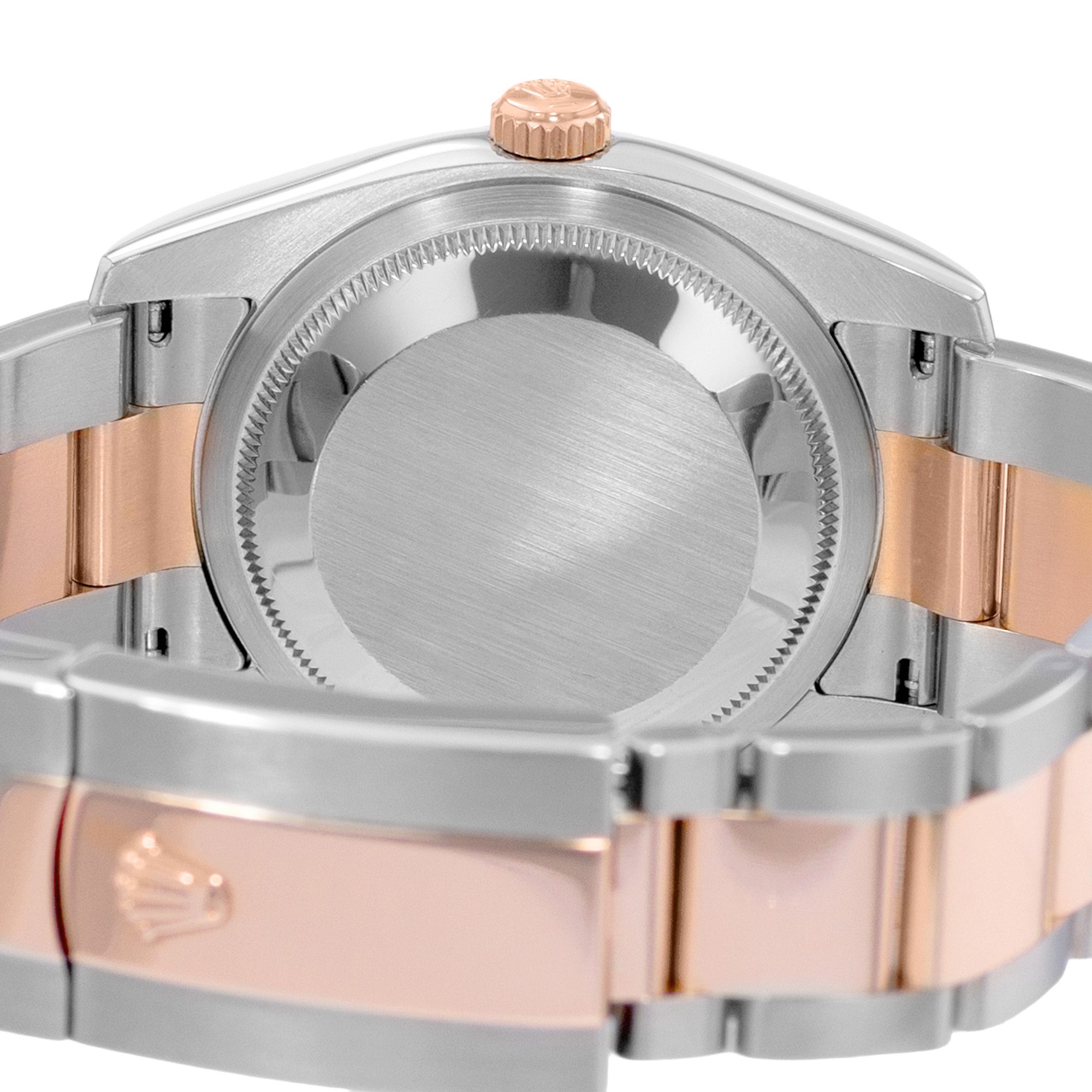 Rolex Datejust 36 116201 Pink Index Dial Steel 18k Rose Gold Mens Watch 2006 thumbnail 8