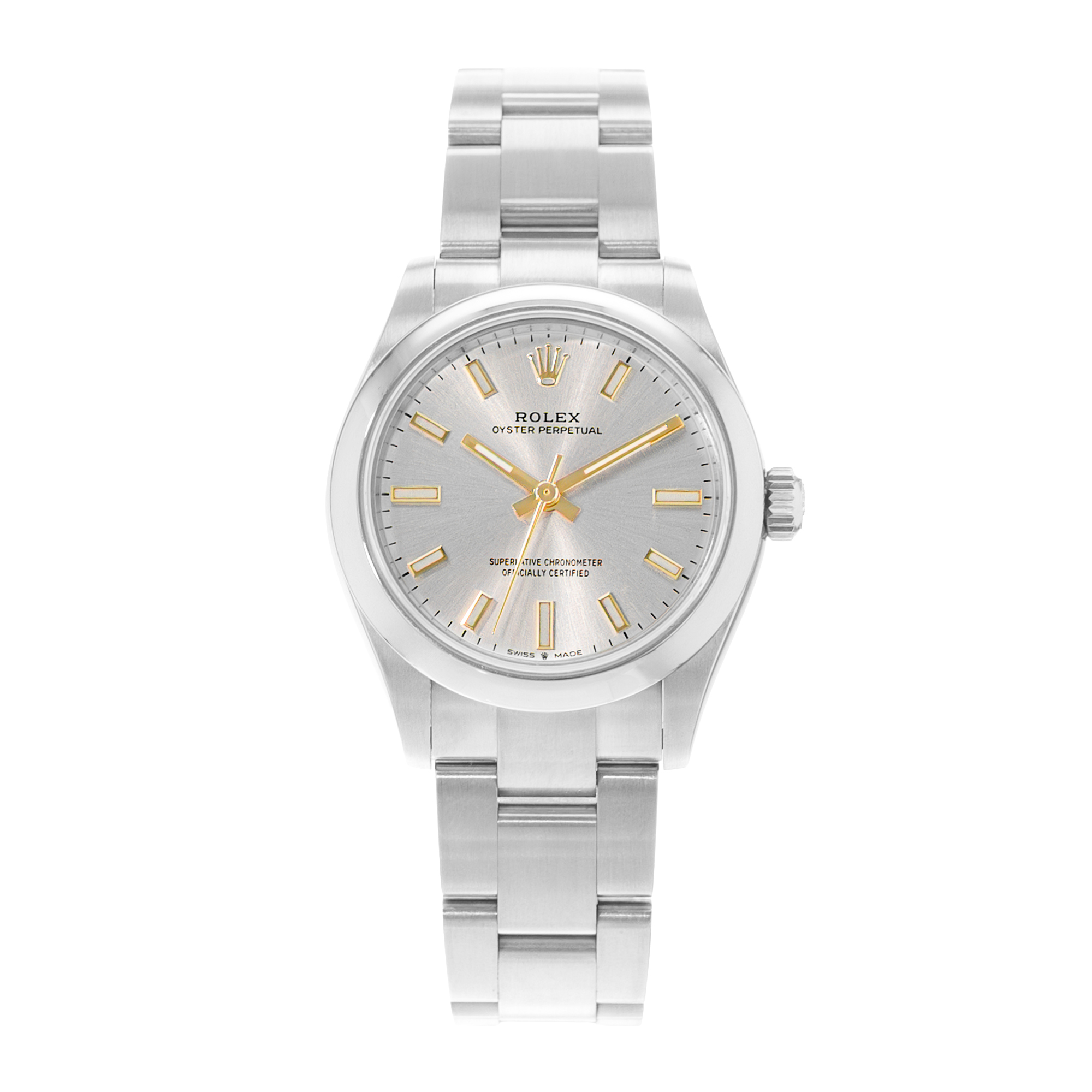 Rolex Oyster Perpetual 31 277200 Silver Index Dial Steel Ladies Watch Card 2020 thumbnail 2