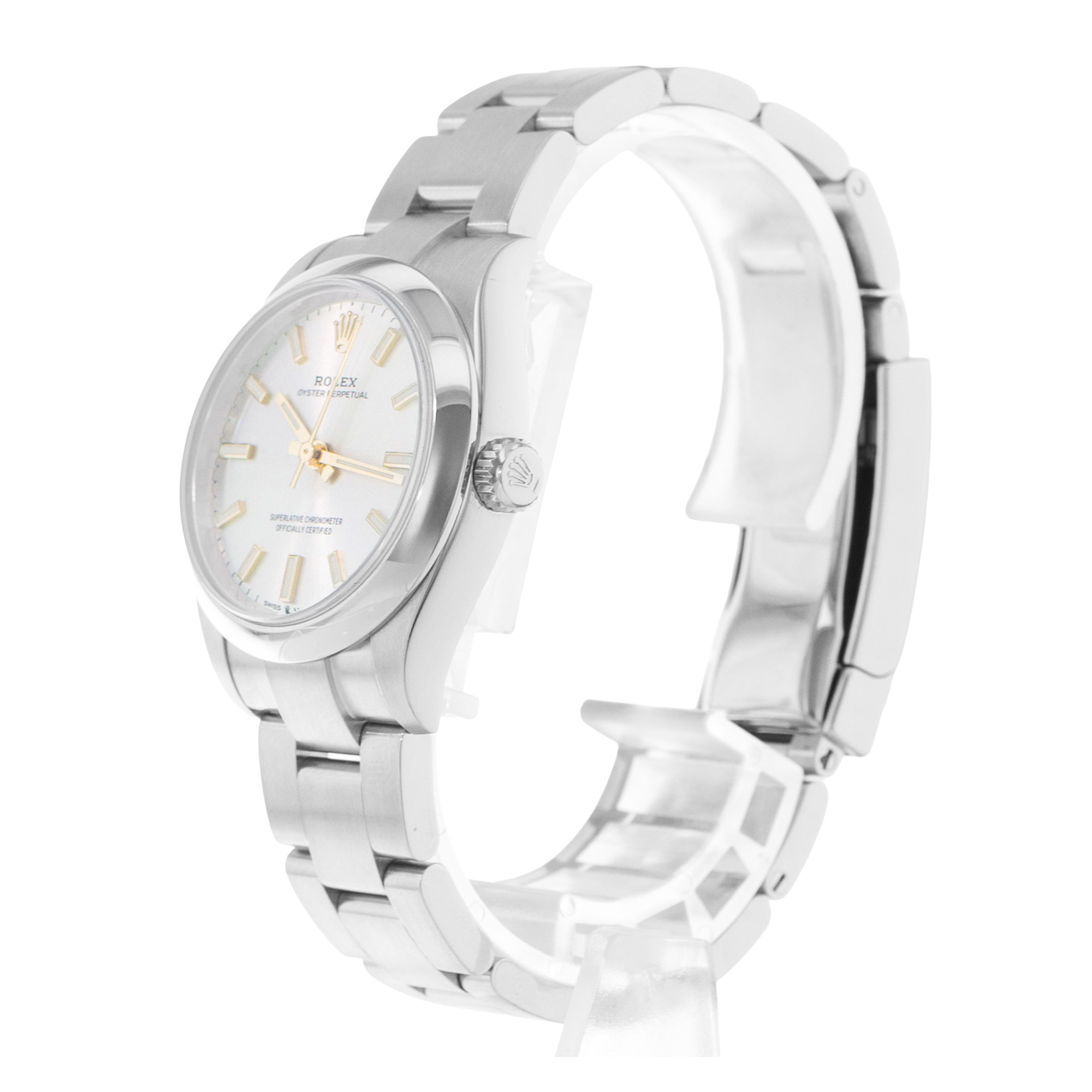 Rolex Oyster Perpetual 31 277200 Silver Index Dial Steel Ladies Watch Card 2020 thumbnail 5