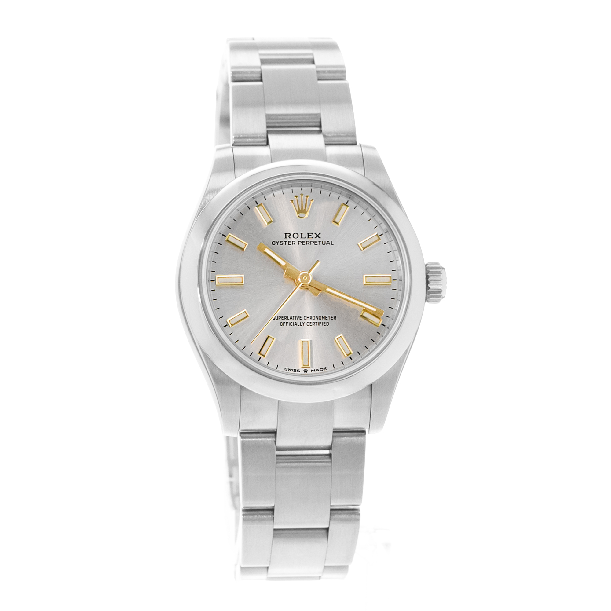 Rolex Oyster Perpetual 31 277200 Silver Index Dial Steel Ladies Watch Card 2020 thumbnail 7