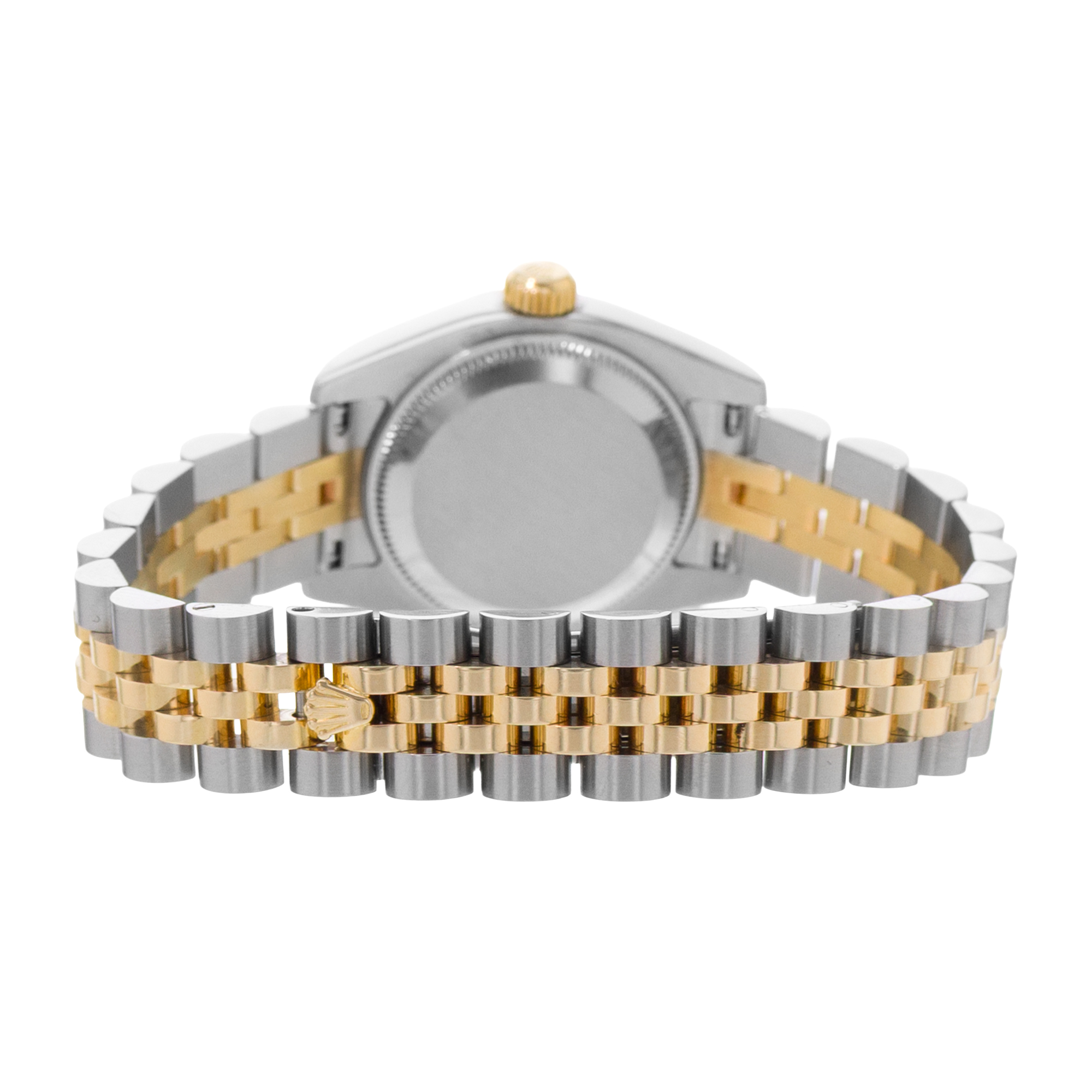 Rolex Datejust 26 179173 Diamond Steel 18k Yellow Gold Ladies Watch Papers 2005 thumbnail 8