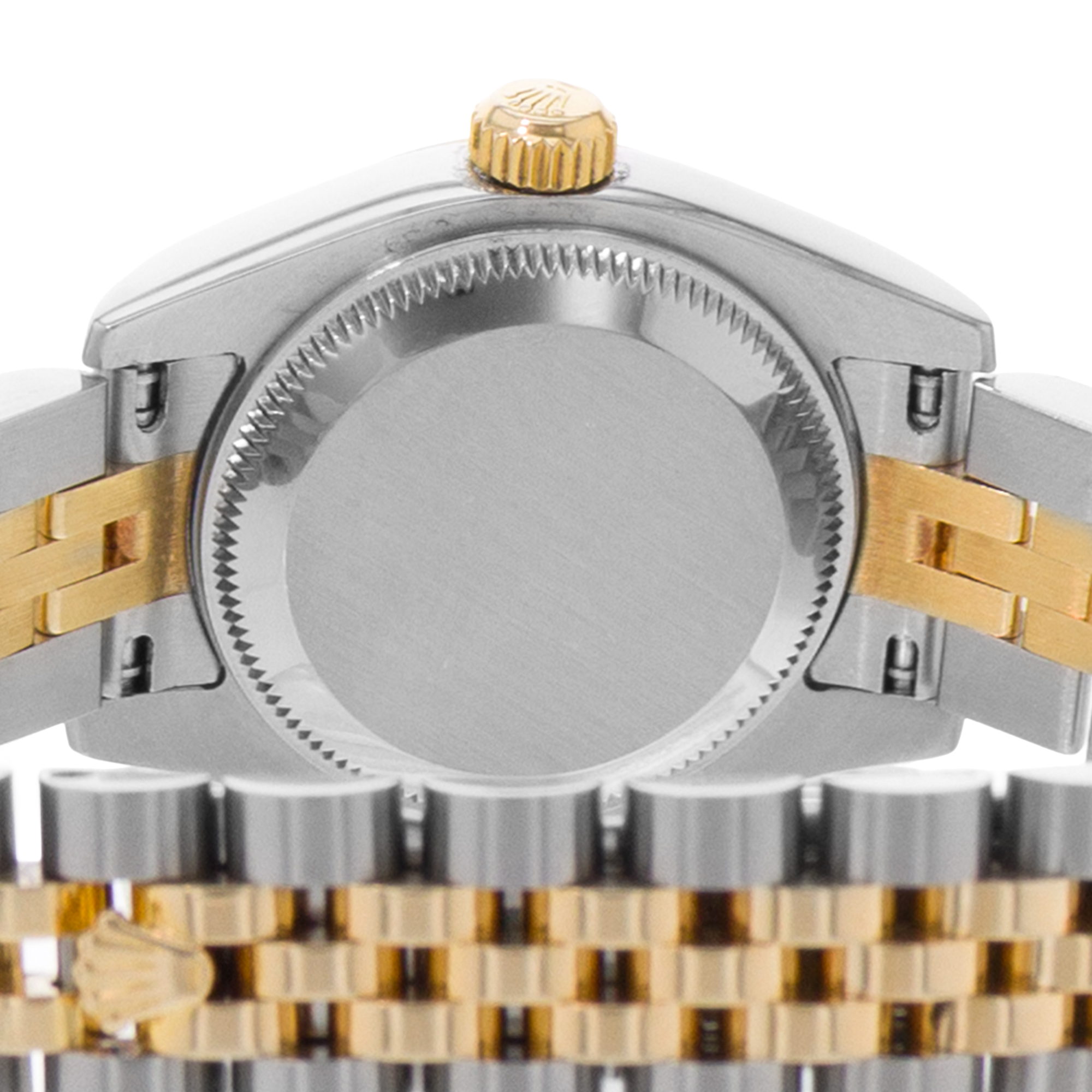 Rolex Datejust 26 179173 Diamond Steel 18k Yellow Gold Ladies Watch Papers 2005 thumbnail 9