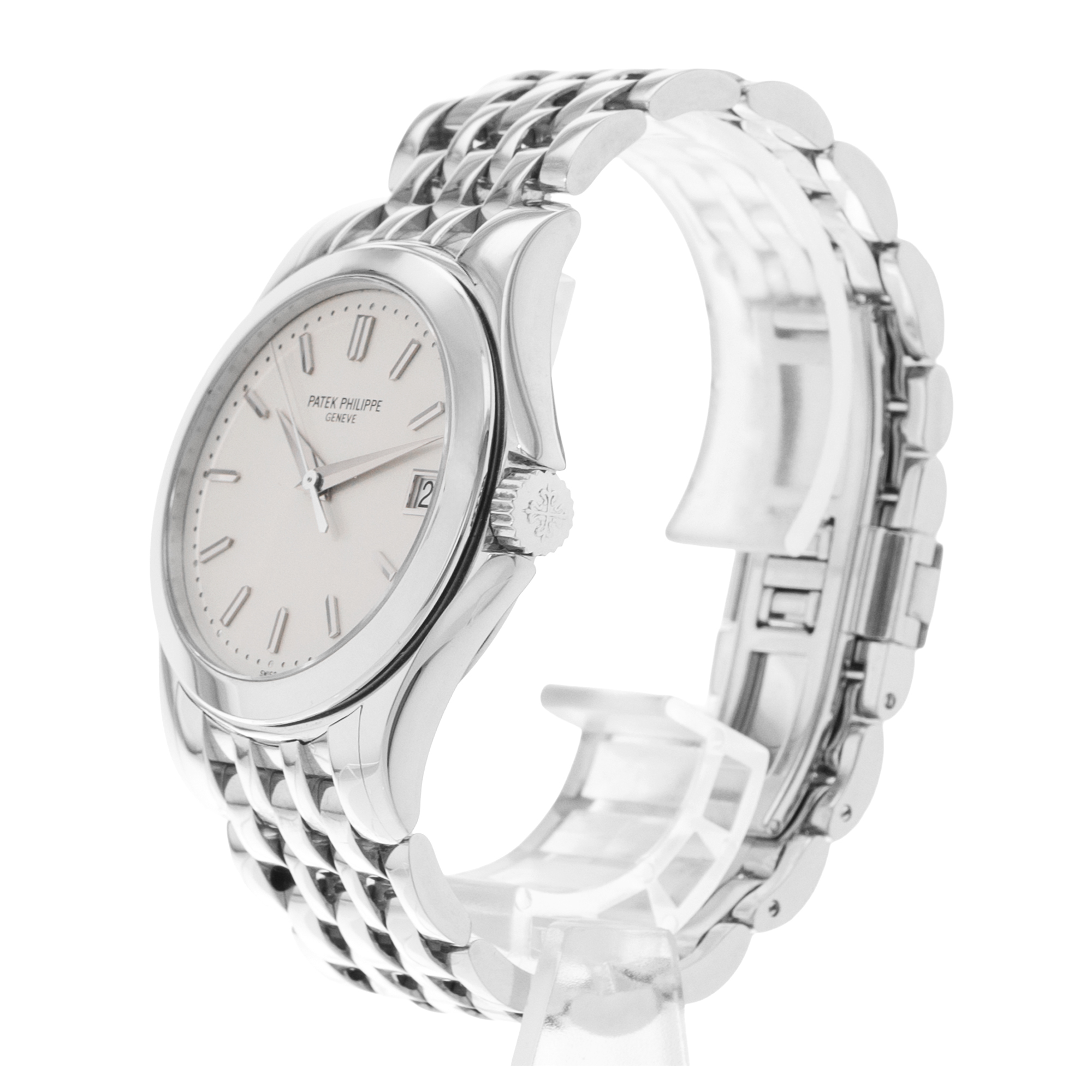 Patek Philippe Calatrava 5107G-001 Silver Dial 18K White Gold Mens Watch 2004 thumbnail 4