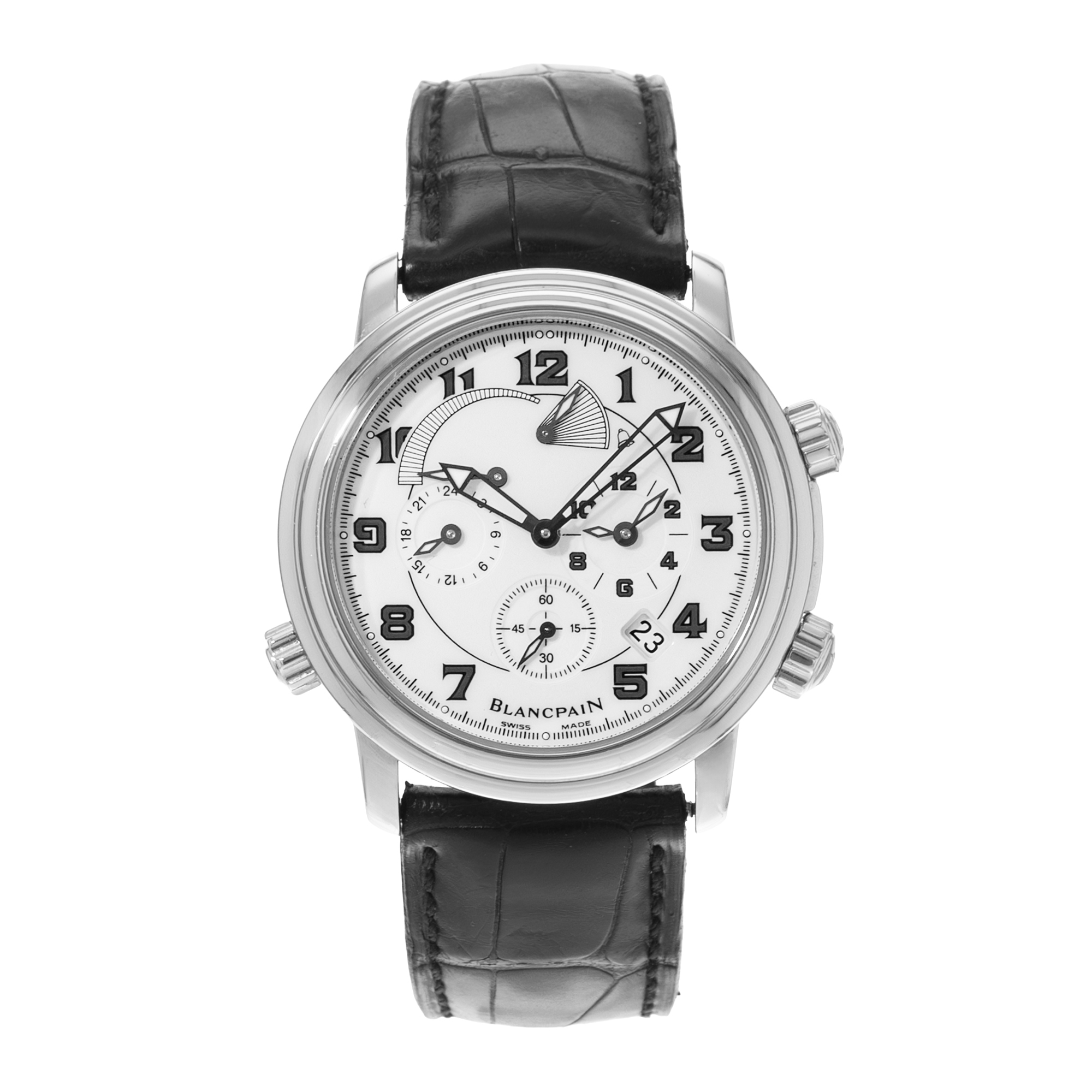 Blancpain Leman Reveil GMT 2041-1127M-53B 40mm Steel Power Mens Watch 2020 thumbnail 2