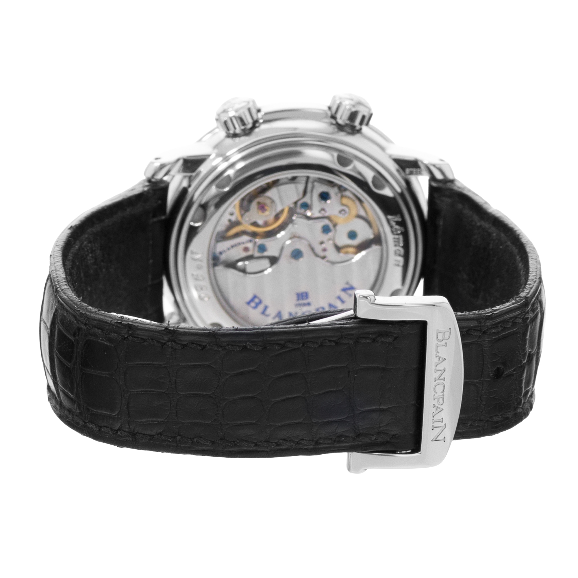 Blancpain Leman Reveil GMT 2041-1127M-53B 40mm Steel Power Mens Watch 2020 thumbnail 7