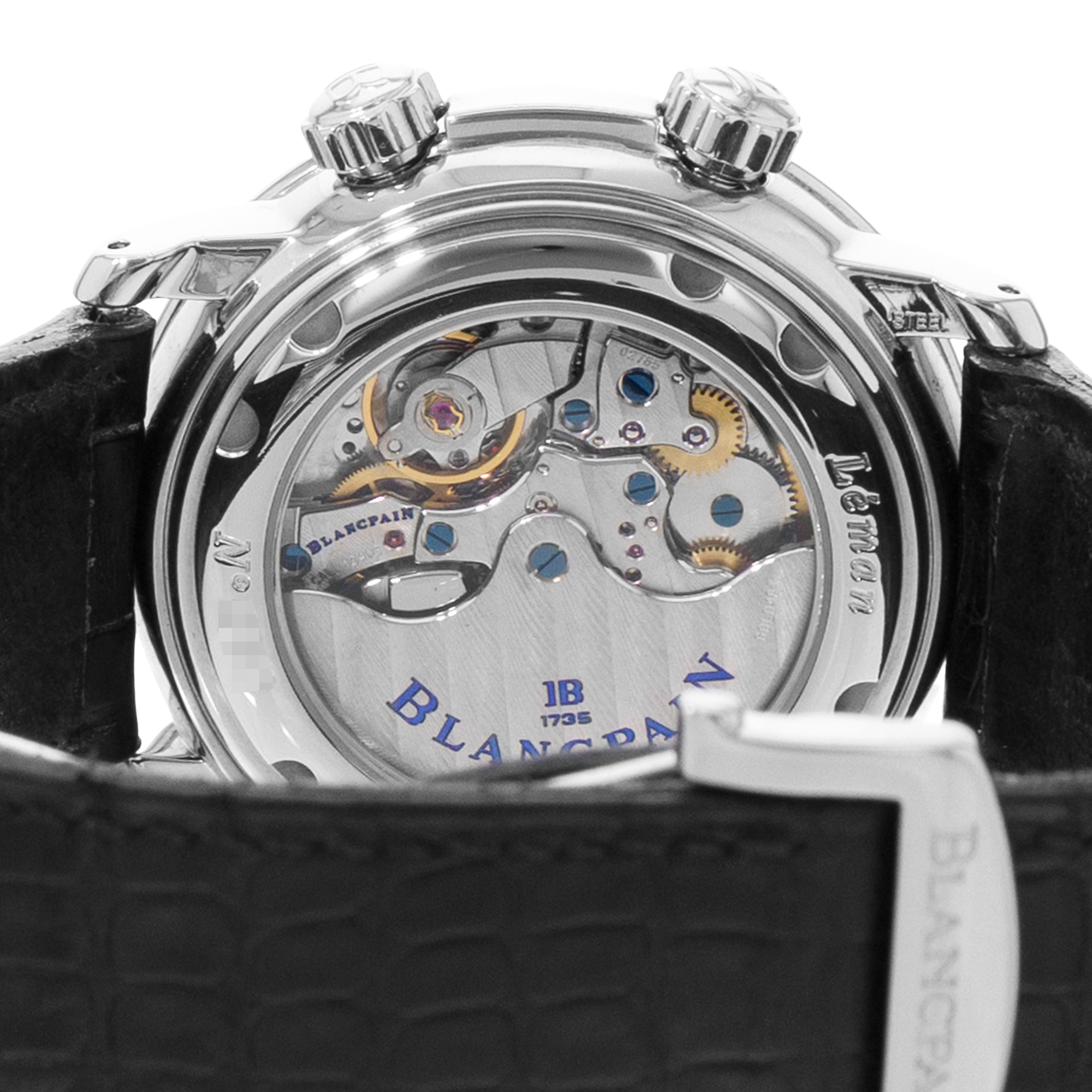 Blancpain Leman Reveil GMT 2041-1127M-53B 40mm Steel Power Mens Watch 2020 thumbnail 8