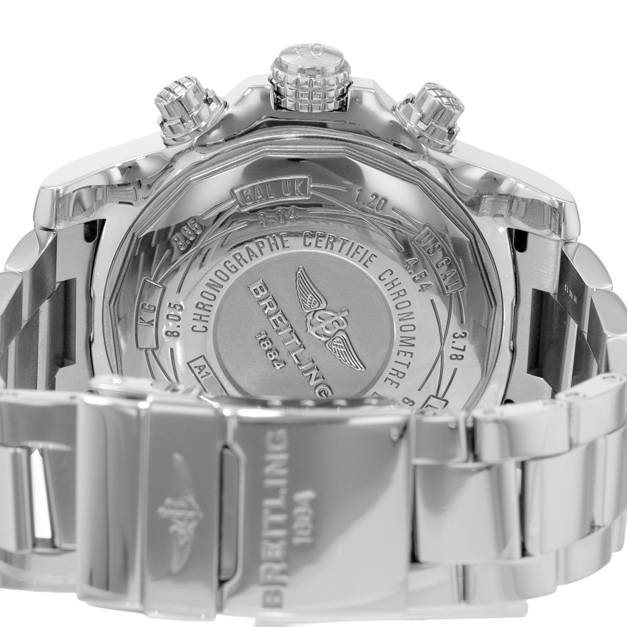 Breitling Super Avenger II A13371 48mm Silver Dial Steel Mens Watch Box 2016 thumbnail 8