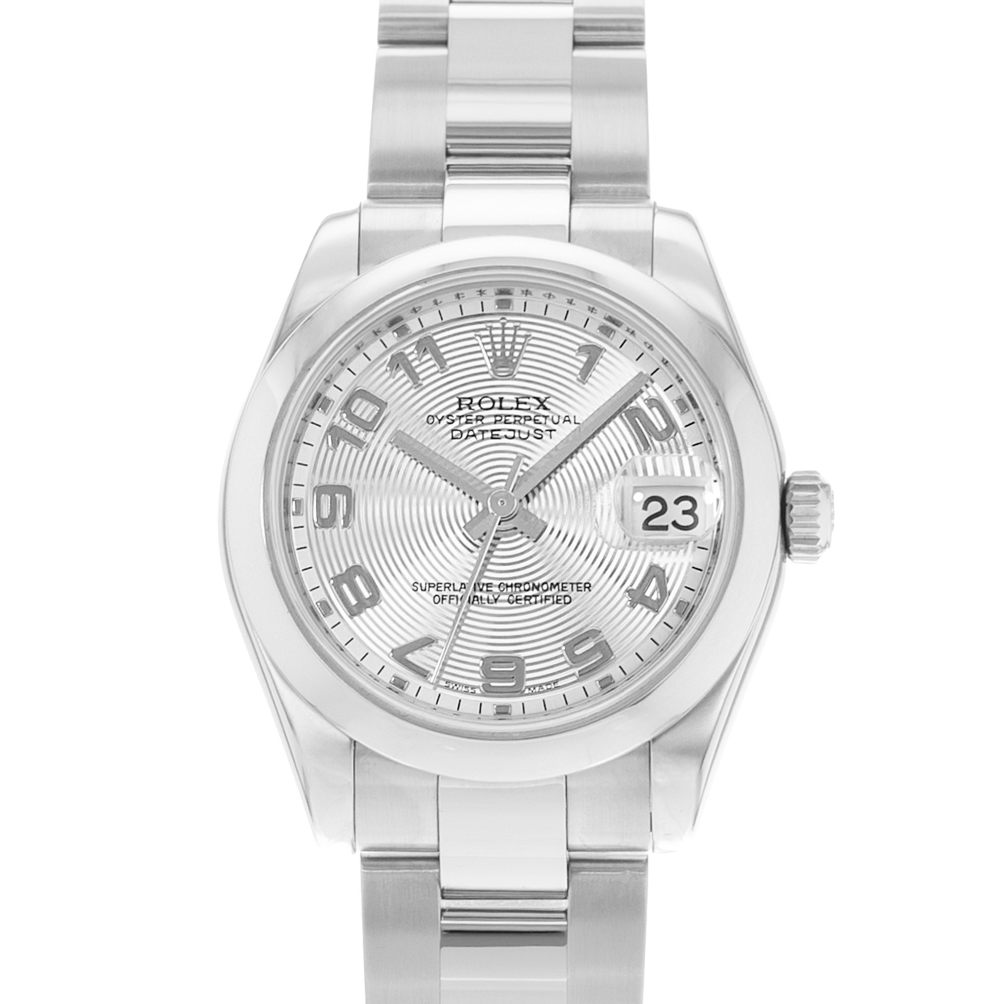 Rolex Datejust 31 178240 Silver Concentric Dial Steel Ladies Watch Card 2013 thumbnail 1