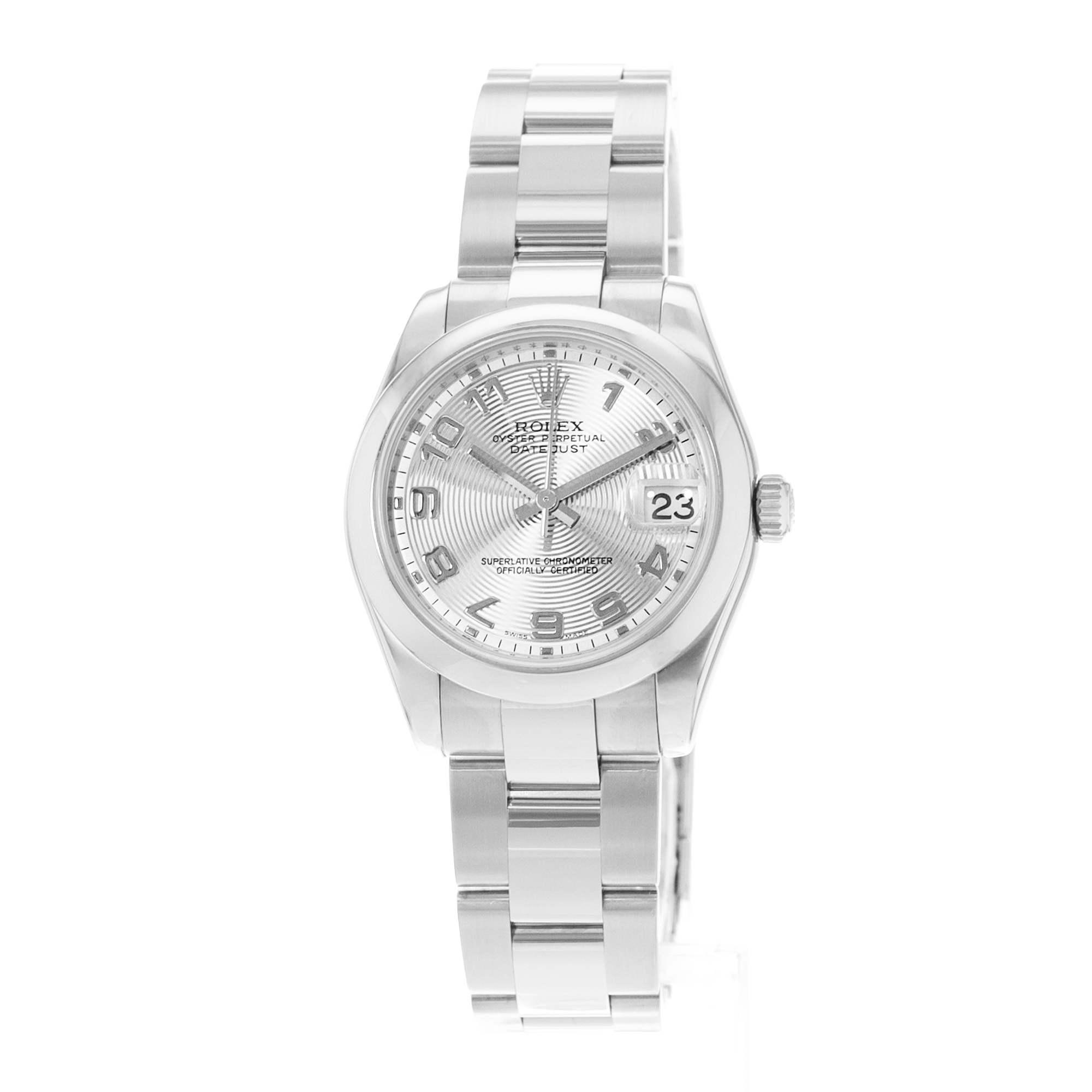 Rolex Datejust 31 178240 Silver Concentric Dial Steel Ladies Watch Card 2013 thumbnail 4
