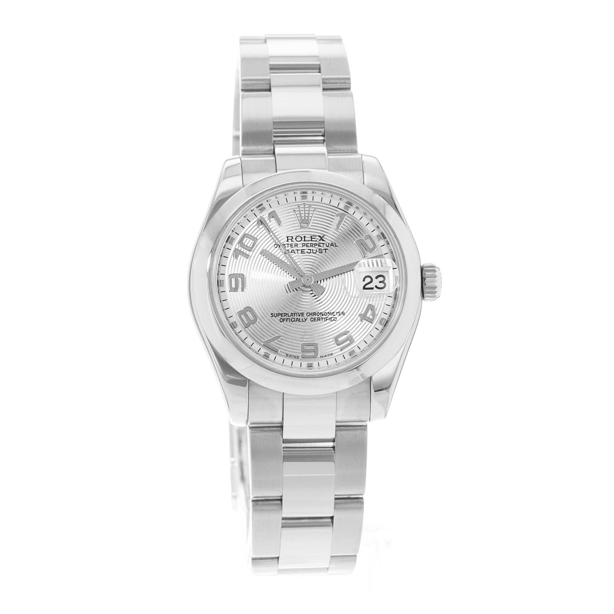 Rolex Datejust 31 178240 Silver Concentric Dial Steel Ladies Watch Card 2013 thumbnail 7