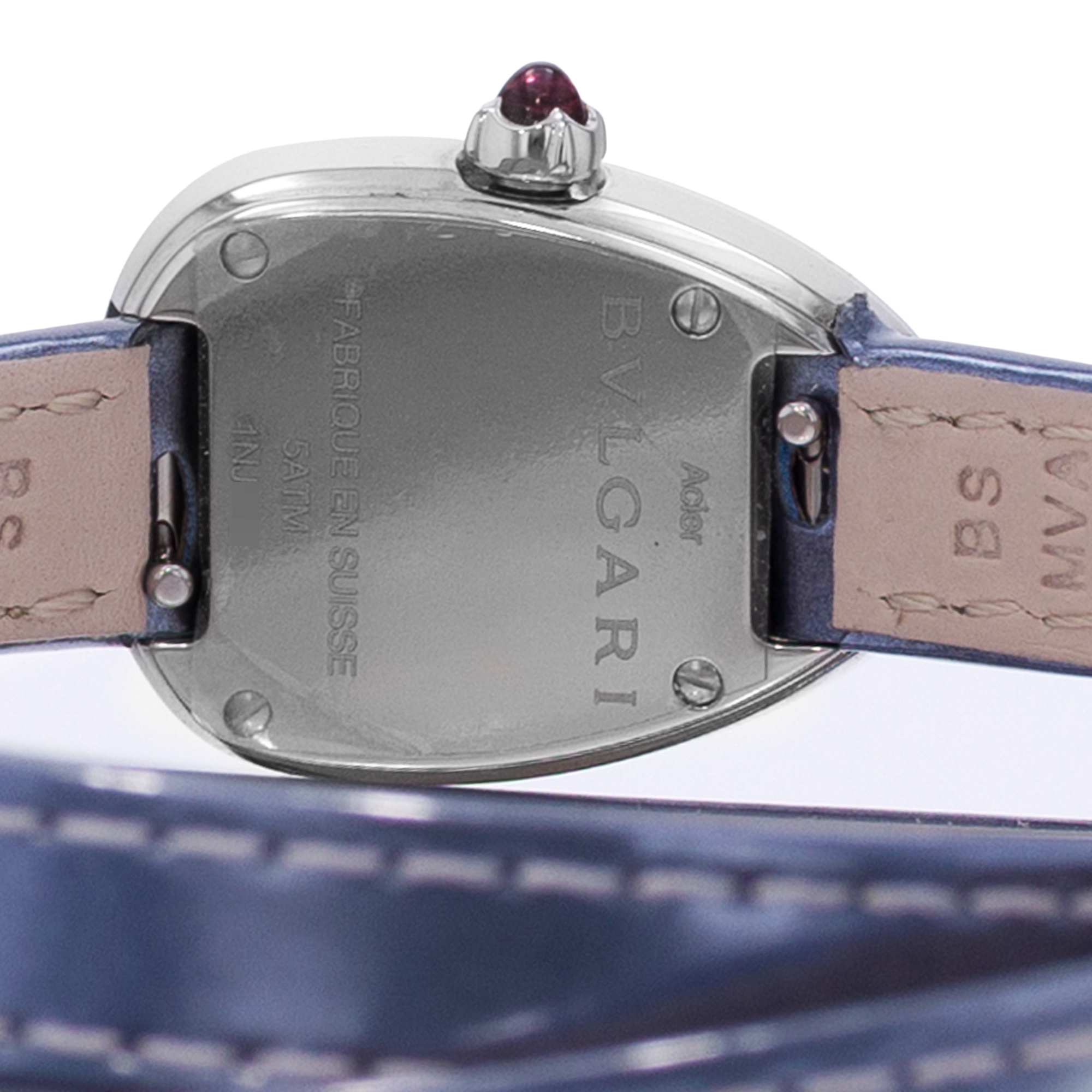 Bulgari Serpenti 102967 27mm Blue Diamond Steel Ladies Watch Pouch Papers 2023 thumbnail 9