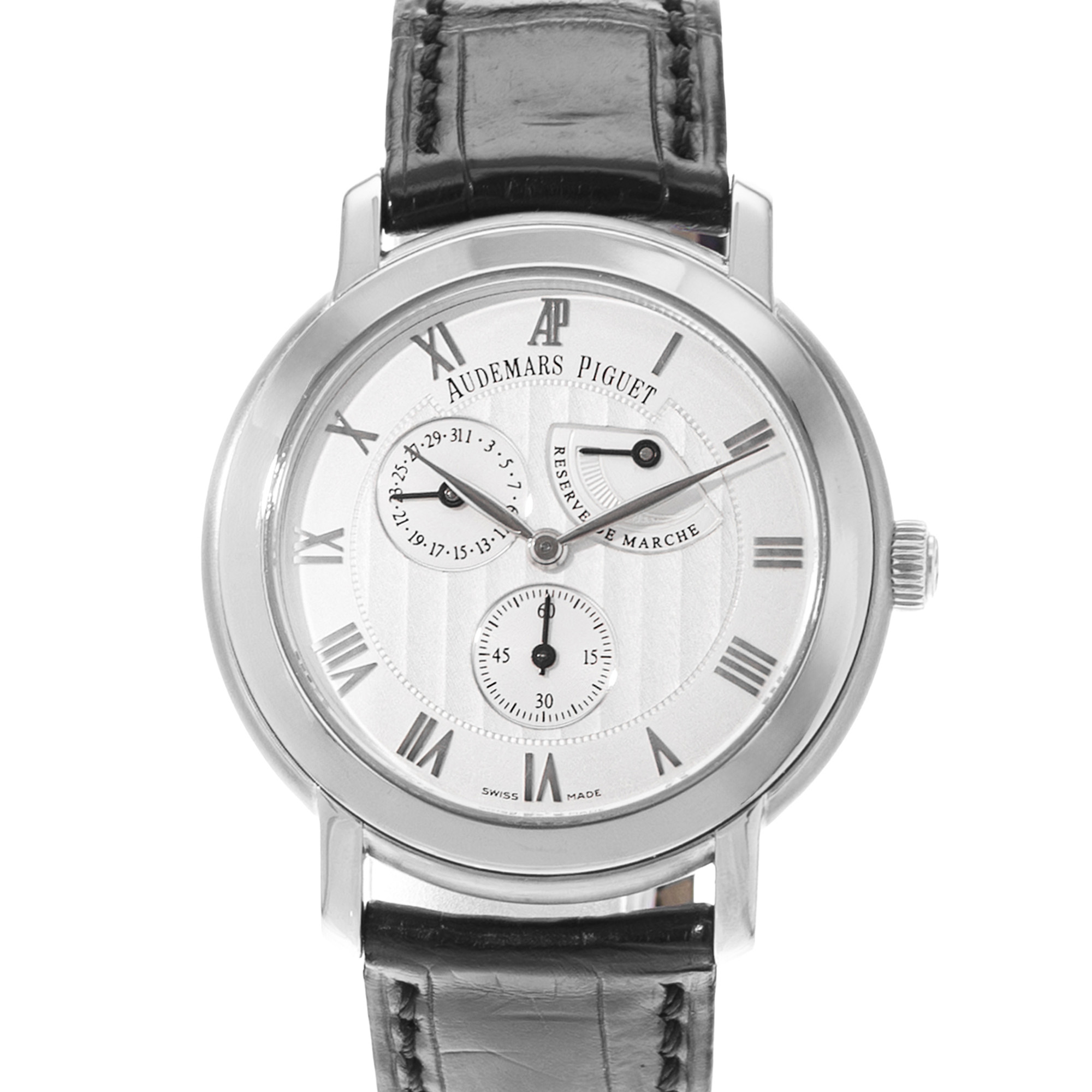 Audemars Piguet Jules Audemars 25955BC 36mm Silver Dial 18k White Gold Watch thumbnail 1