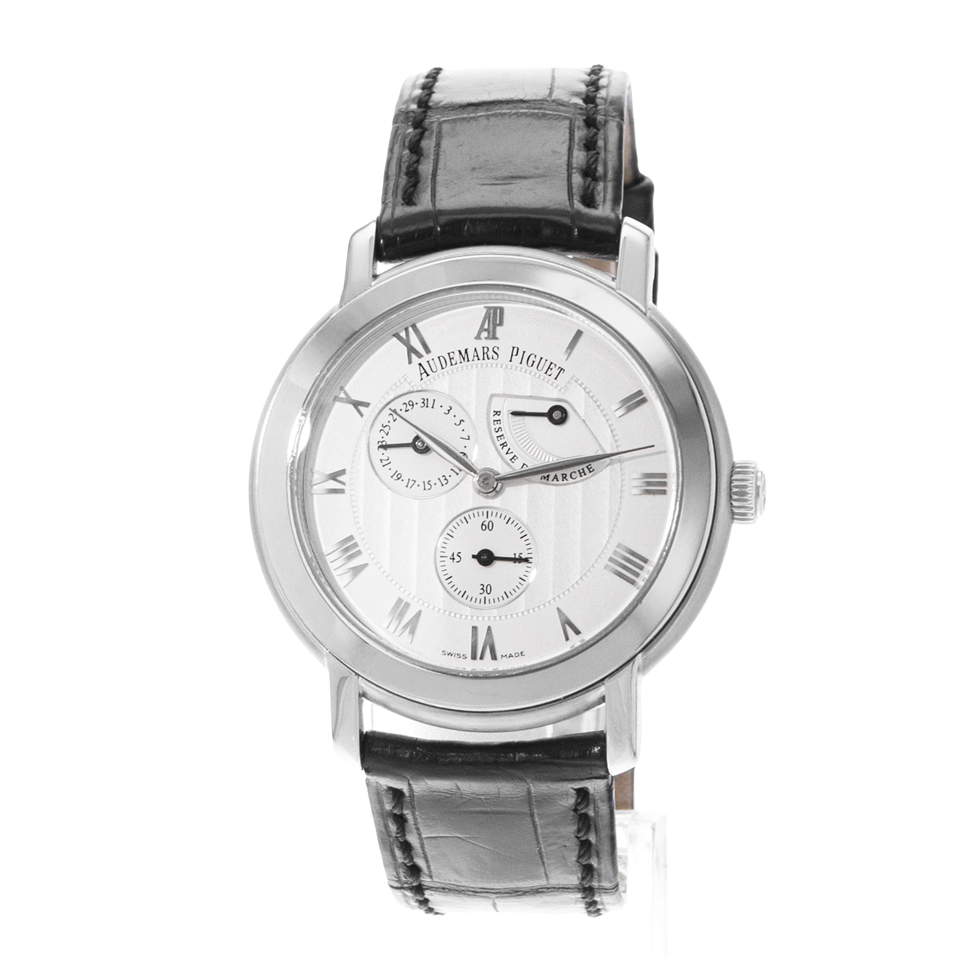 Audemars Piguet Jules Audemars 25955BC 36mm Silver Dial 18k White Gold Watch thumbnail 4