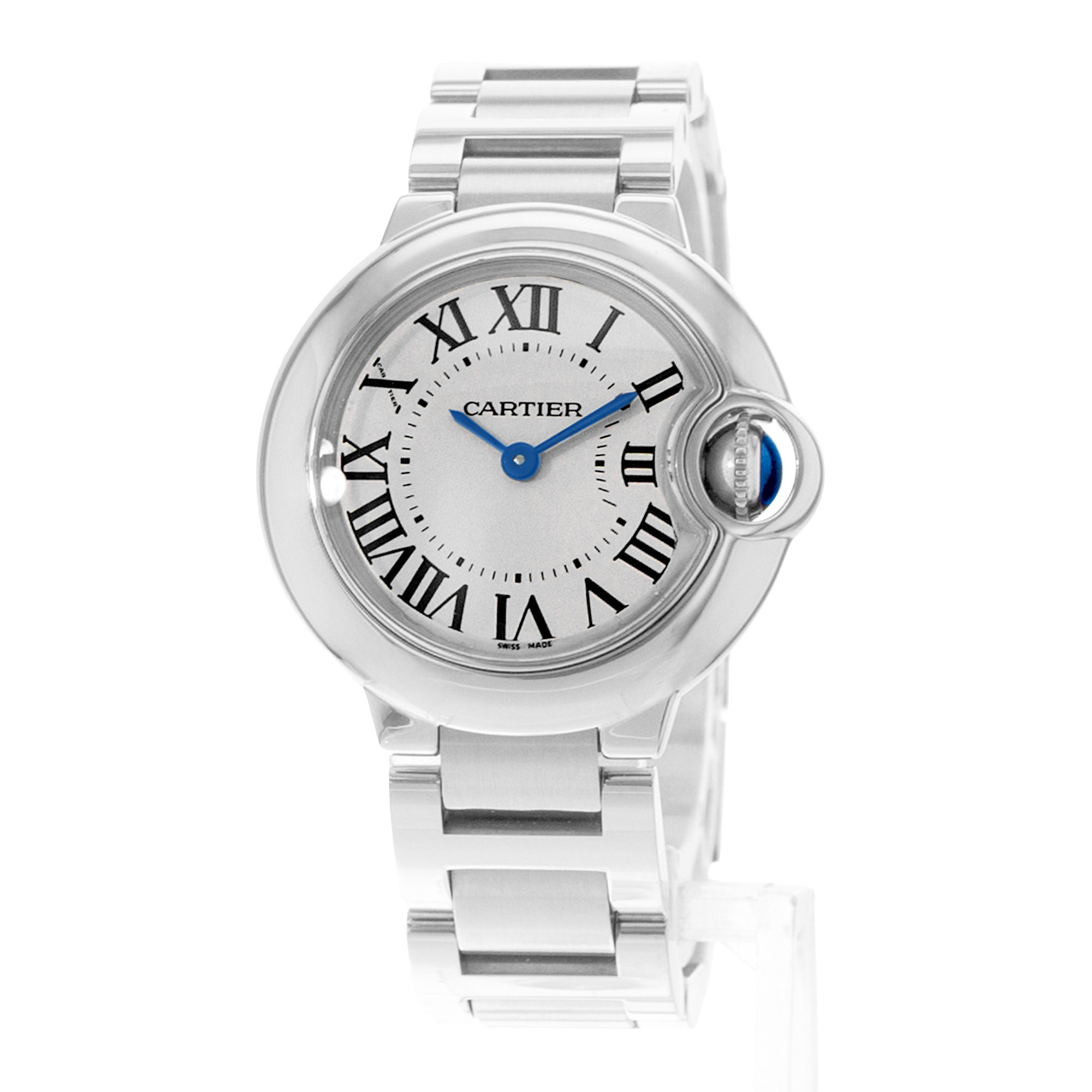 Cartier Ballon Bleu 28mm W69010Z4 3009 Silver Dial Steel Ladies Watch Papers thumbnail 4