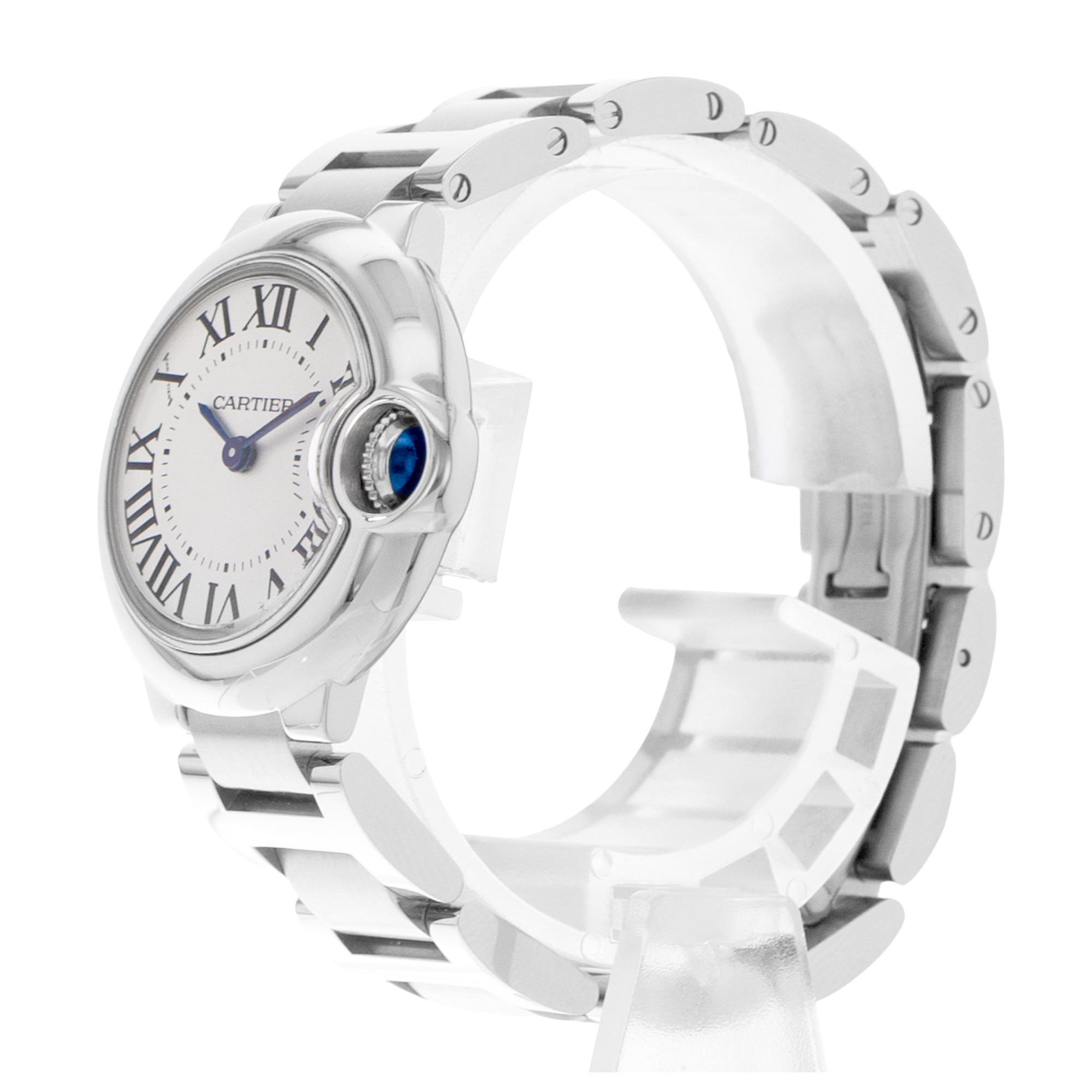 Cartier Ballon Bleu 28mm W69010Z4 3009 Silver Dial Steel Ladies Watch Papers thumbnail 5