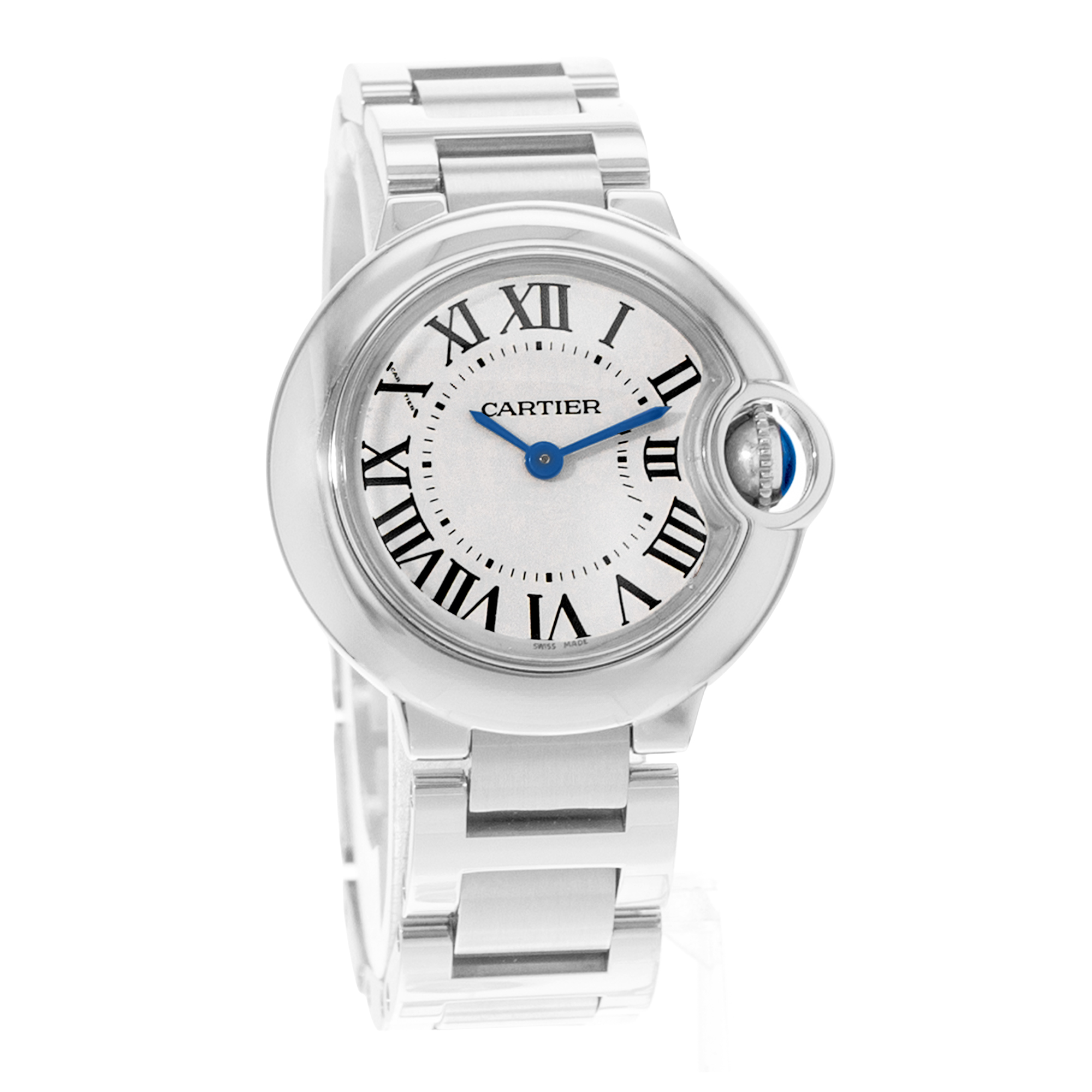 Cartier Ballon Bleu 28mm W69010Z4 3009 Silver Dial Steel Ladies Watch Papers thumbnail 7