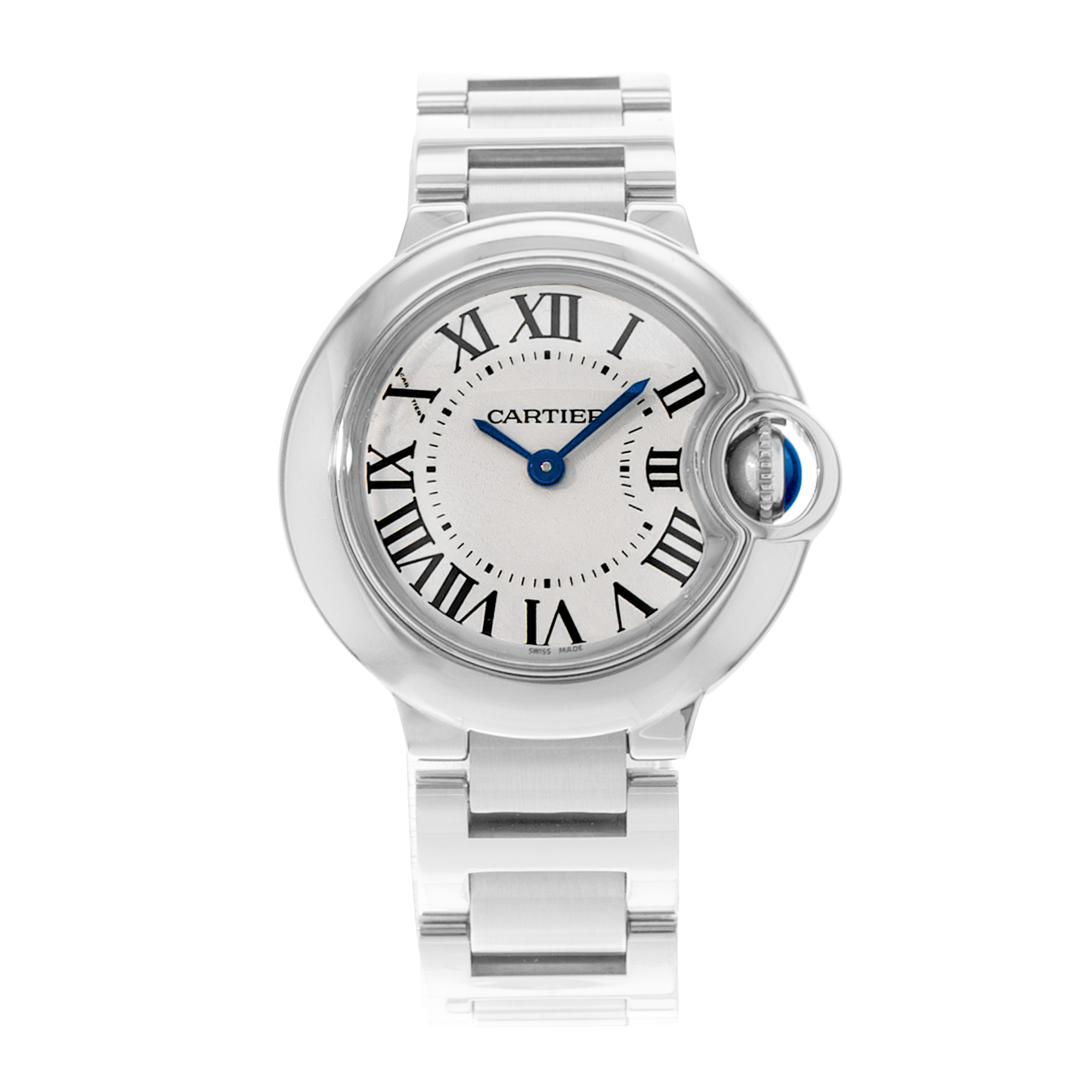 Cartier Ballon Bleu 28mm W69010Z4 3009 Silver Dial Steel Ladies Watch Papers thumbnail 2
