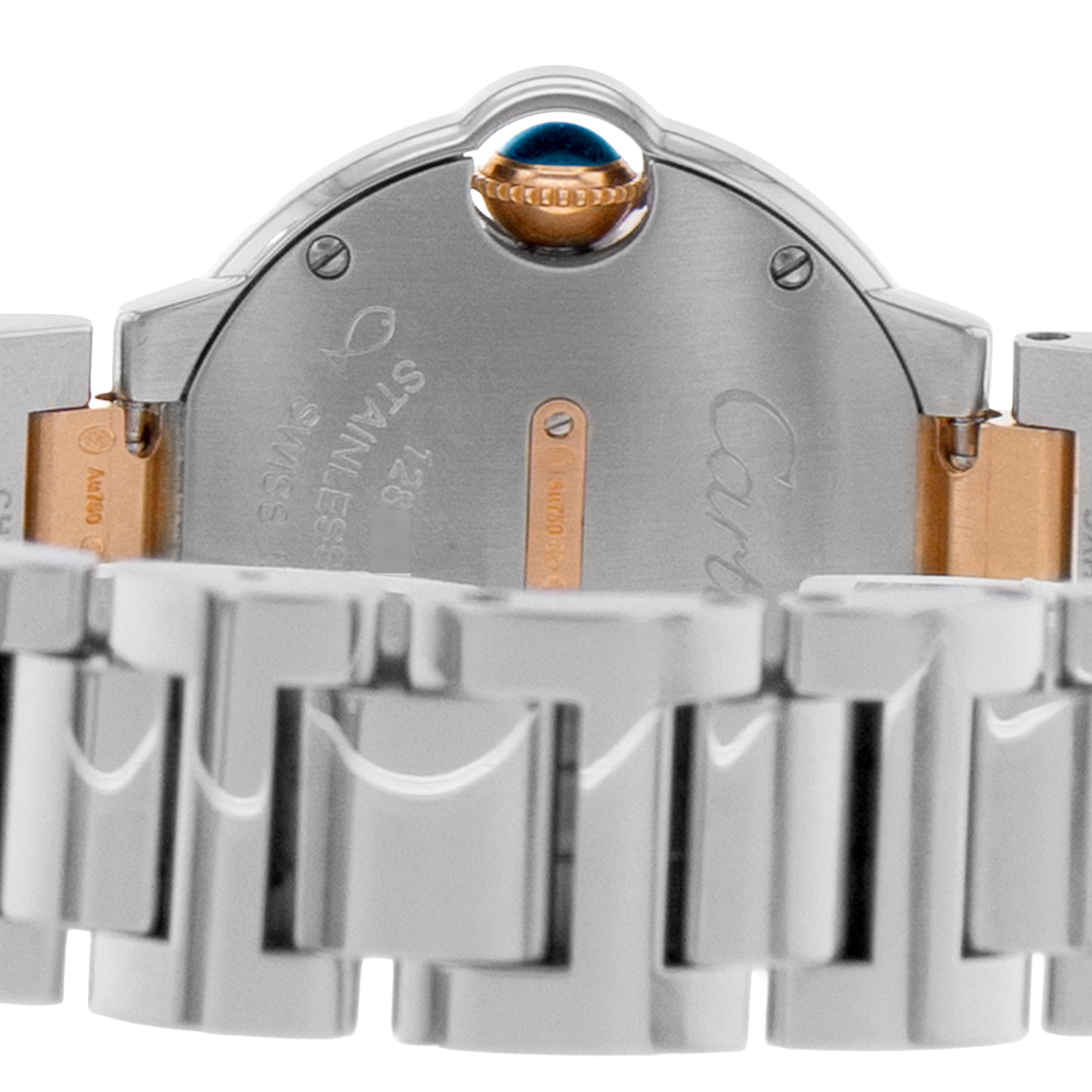 Cartier Ballon Bleu W3BB0005 3752 Diamond Steel 18k Rose Gold Watch Papers 2015 thumbnail 9