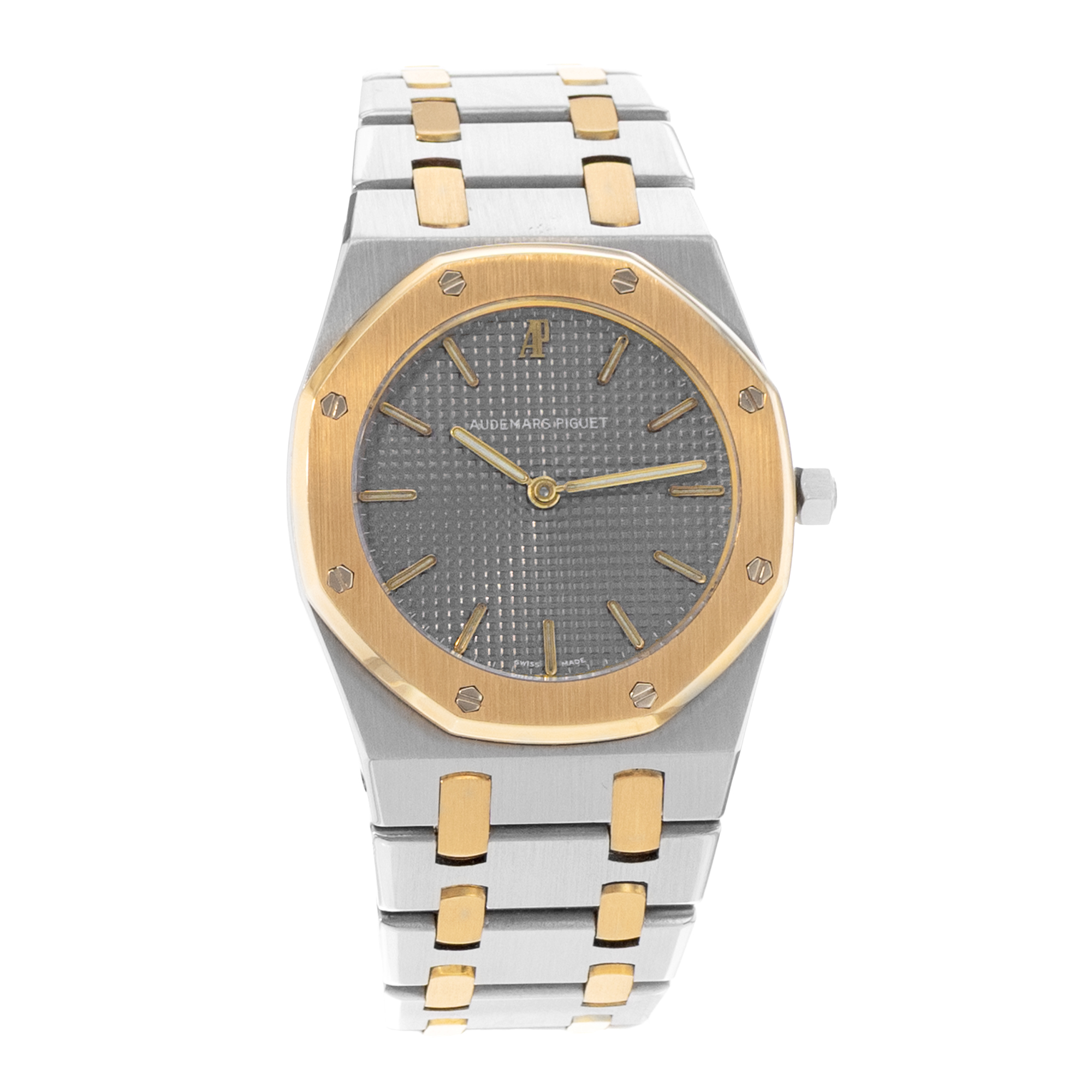 Audemars Piguet Royal Oak 56303SA 33mm Vintage Grey Steel 18k Yellow Gold Watch thumbnail 6