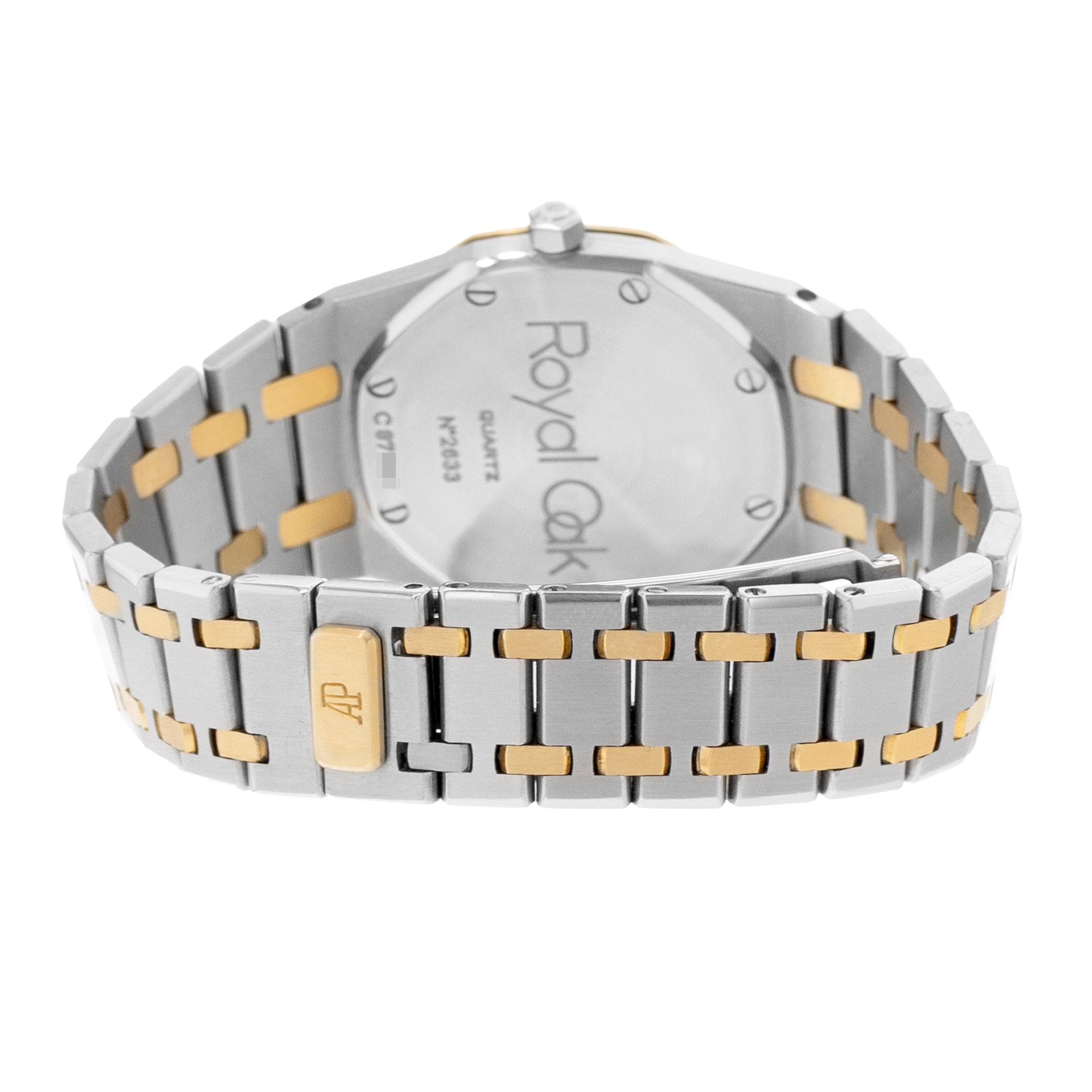 Audemars Piguet Royal Oak 56303SA 33mm Vintage Grey Steel 18k Yellow Gold Watch thumbnail 7