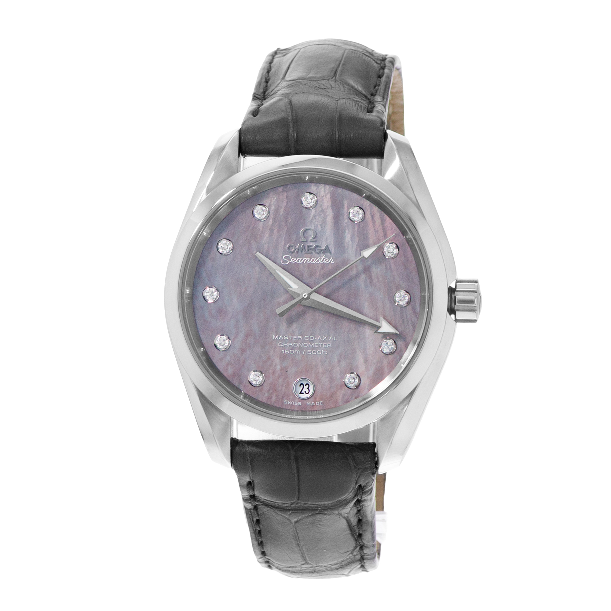 Omega Seamaster Aqua Terra 231.13.39.21.57.001 MOP Diamond Steel Watch Papers thumbnail 4