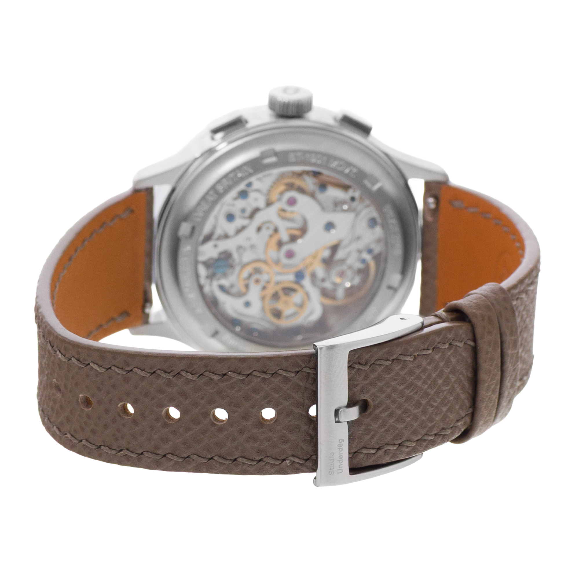Studio Underd0g Desert Sky ST-1901B 38mm Blue Steel Chronograph Mens Watch Box thumbnail 7