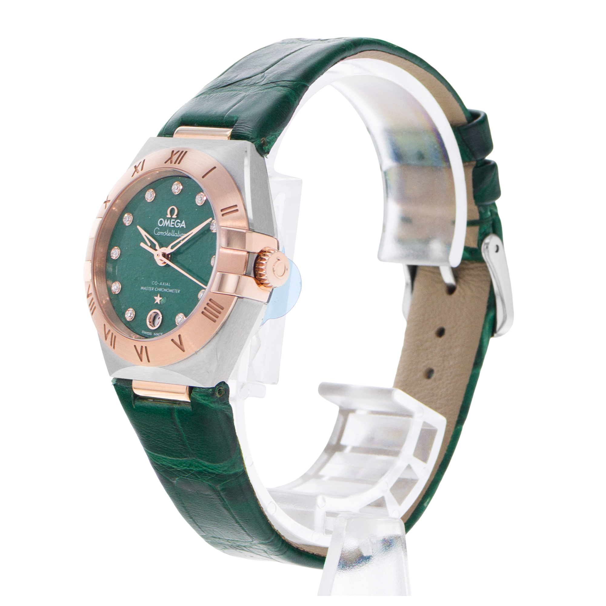 Omega Constellation 131.23.29.20.99.001 29mm Green Diamond Steel 18k Rose Gold thumbnail 5