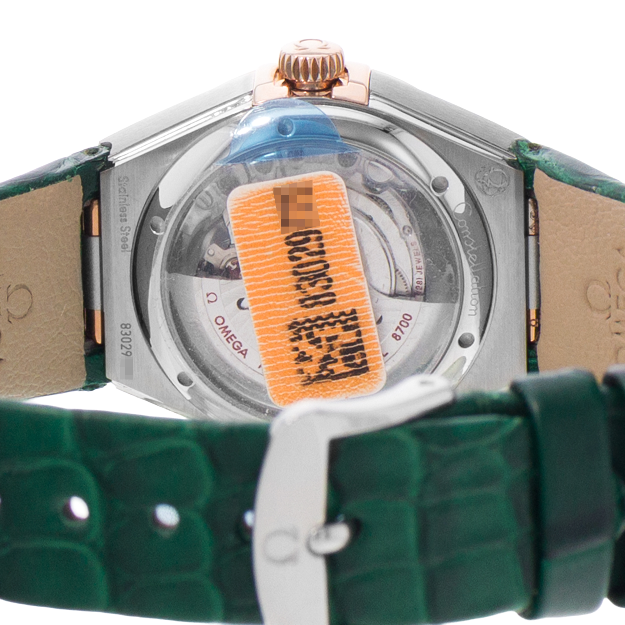 Omega Constellation 131.23.29.20.99.001 29mm Green Diamond Steel 18k Rose Gold thumbnail 9