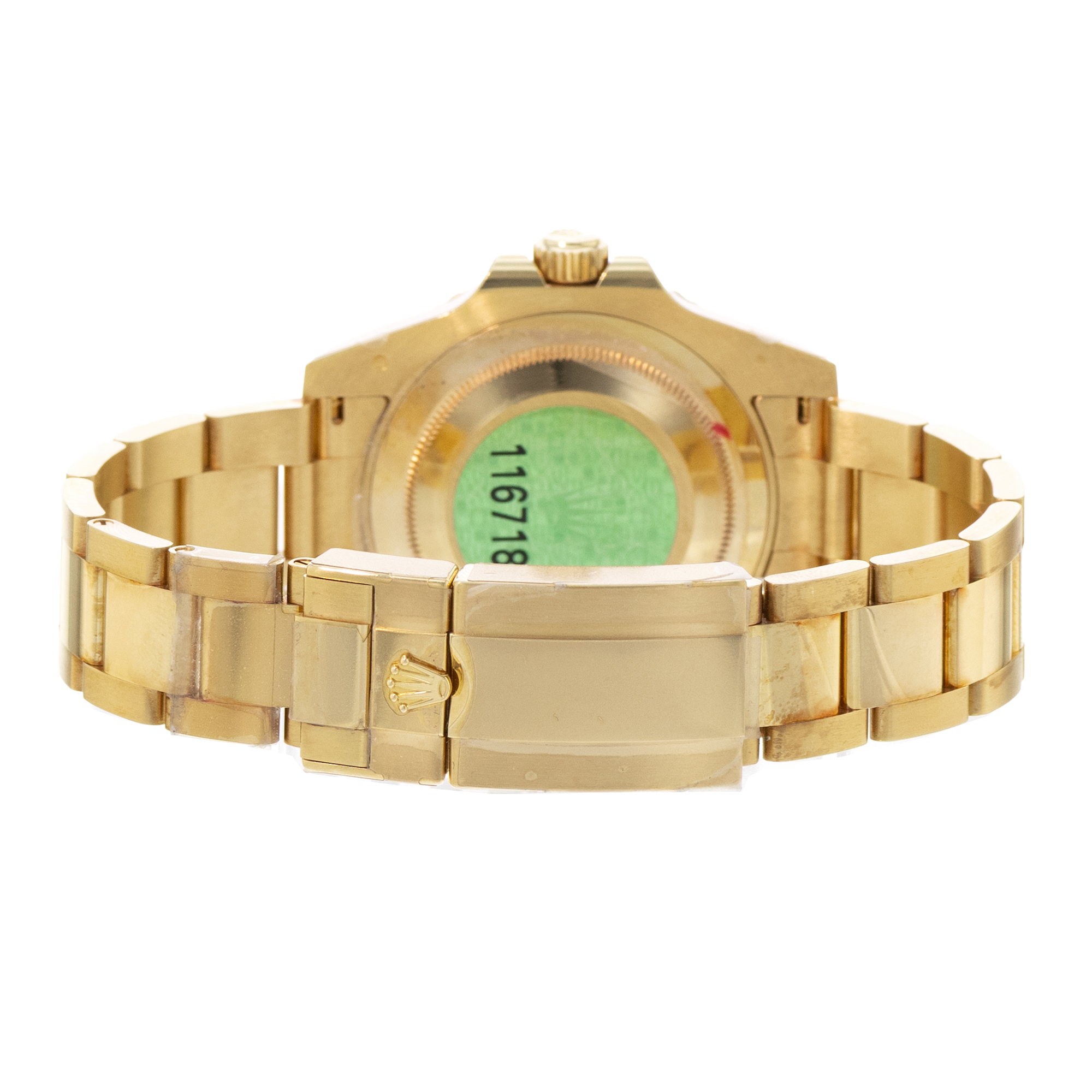 Rolex GMT-Master II 116718LN 40mm Ceramic 18k Yellow Gold Mens Watch Papers 2006 thumbnail 8