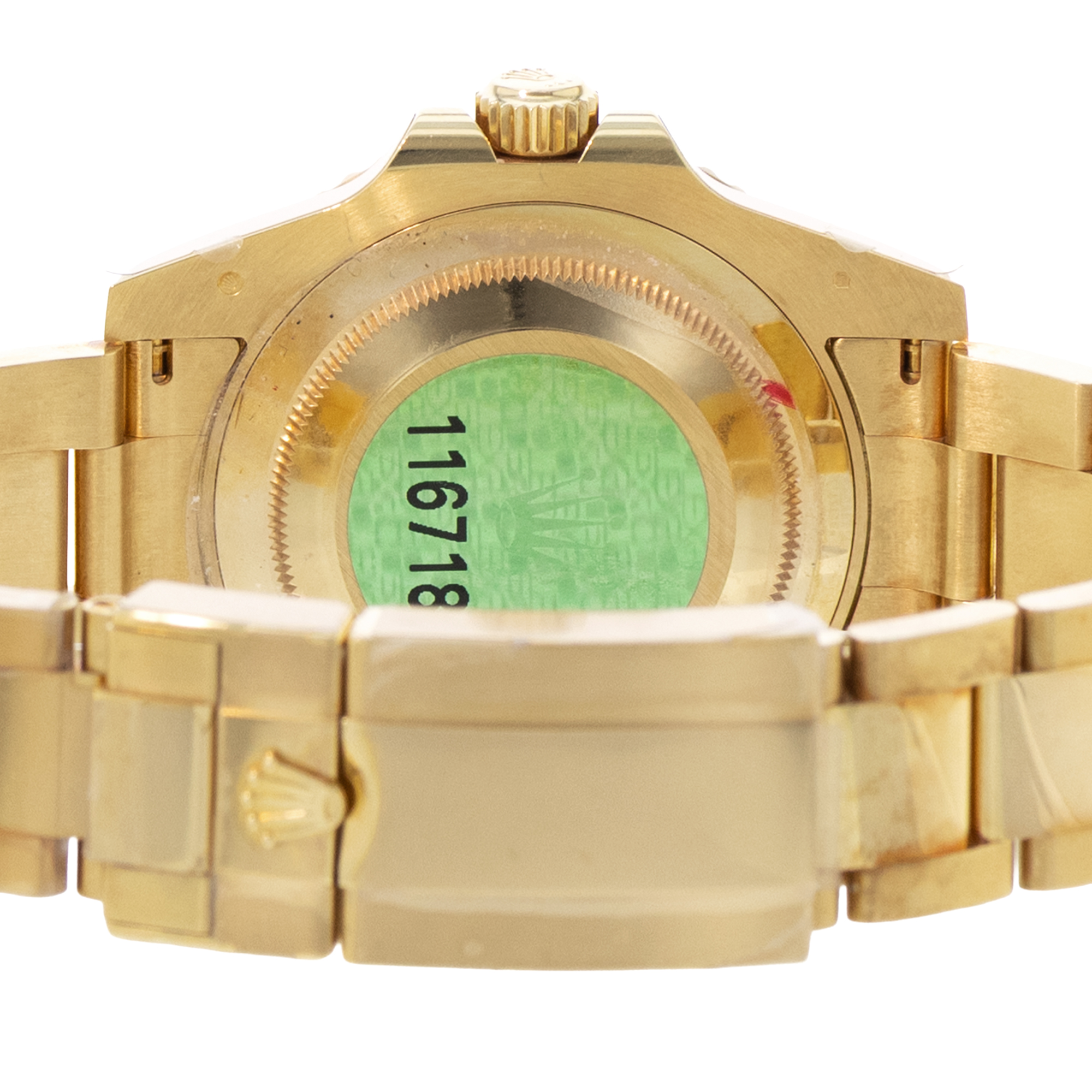 Rolex GMT-Master II 116718LN 40mm Ceramic 18k Yellow Gold Mens Watch Papers 2006 thumbnail 9