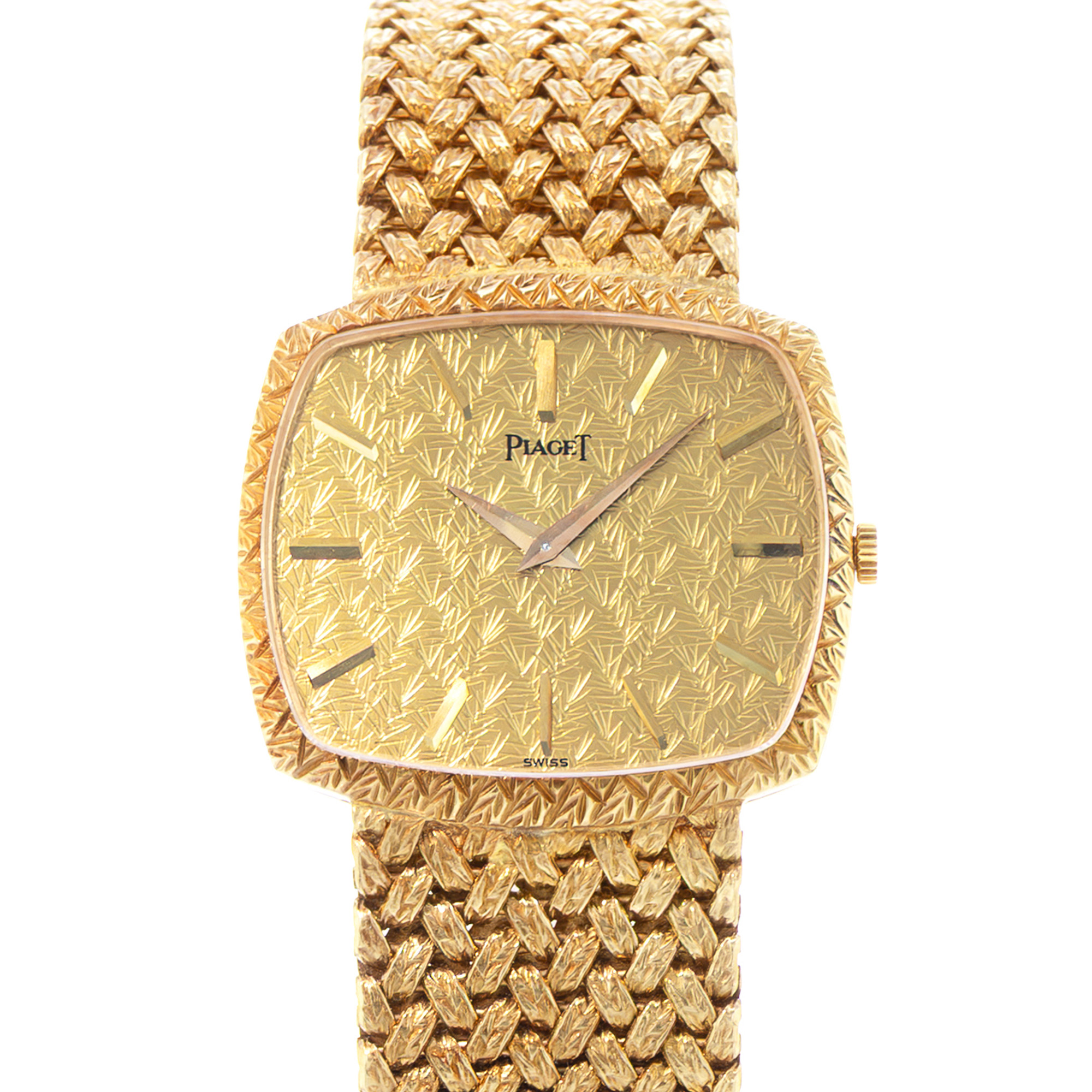 Piaget Dancer 9731D2 30mm Vintage Champagne Dial Yellow Gold Ladies Watch thumbnail 1