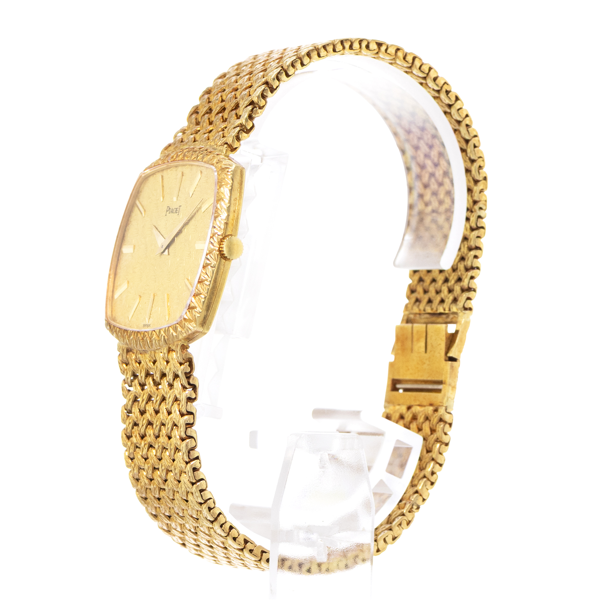 Piaget Dancer 9731D2 30mm Vintage Champagne Dial Yellow Gold Ladies Watch thumbnail 4