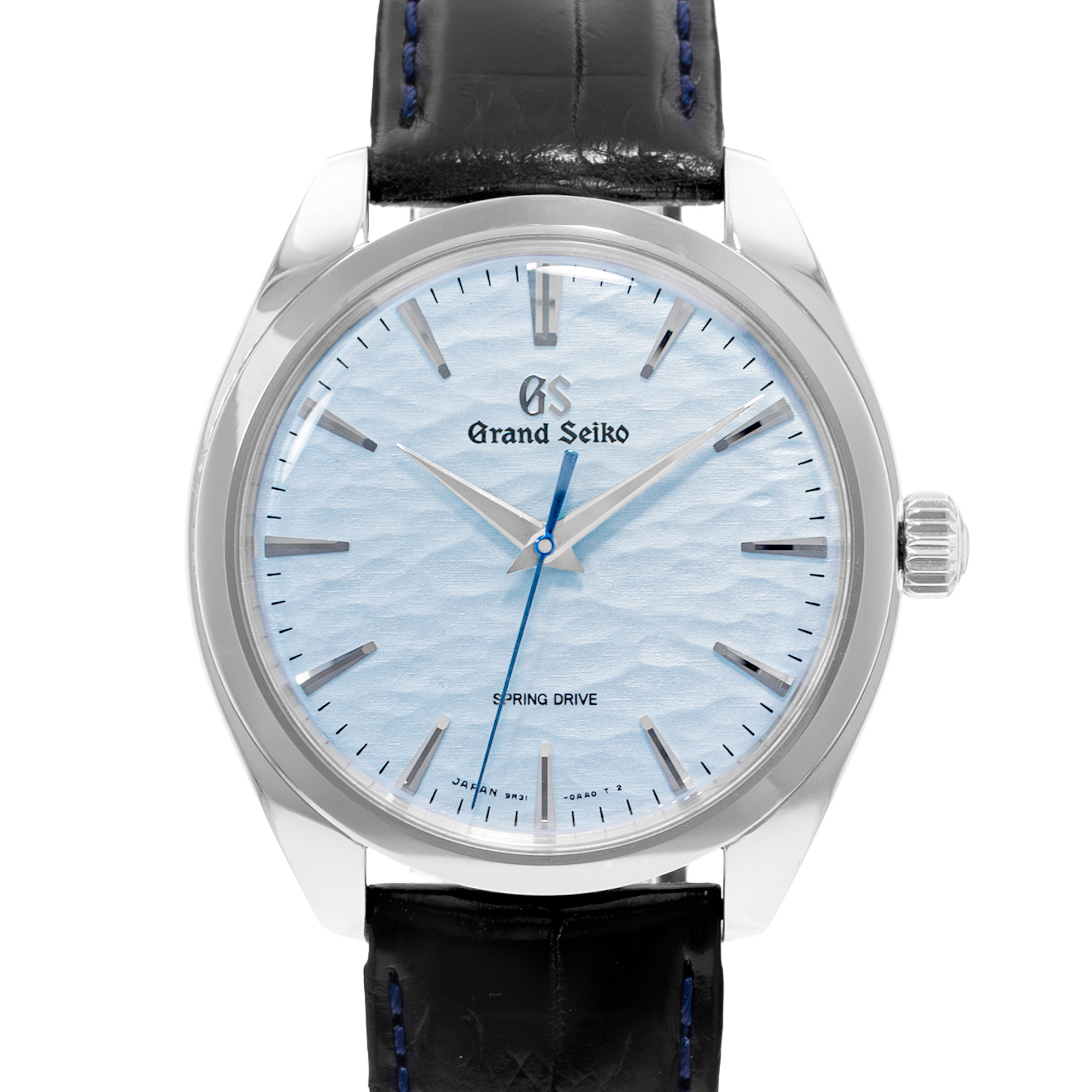 Grand Seiko Elegance Collection SBGY007 38mm Omiwatari Blue Steel Mens Watch thumbnail 1
