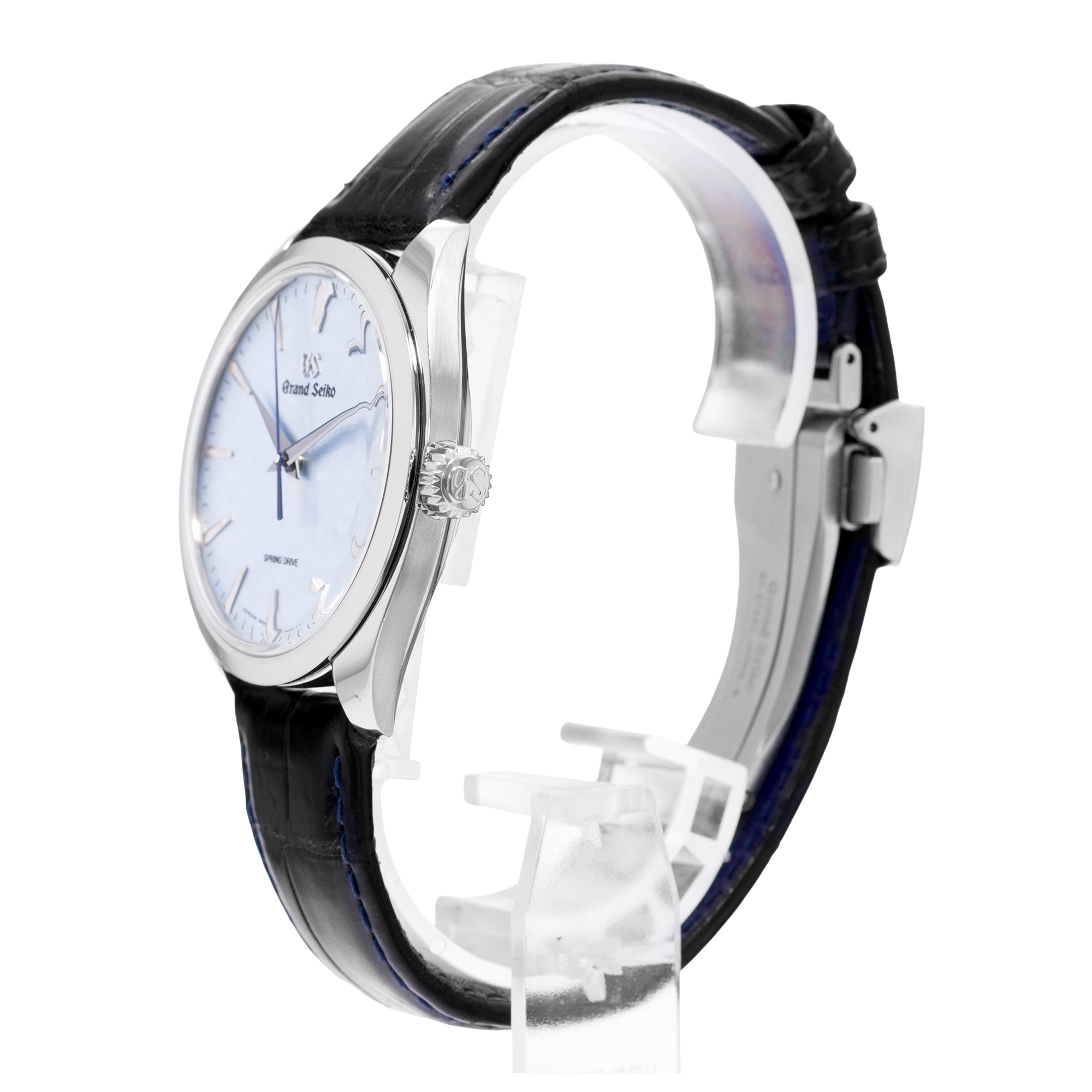 Grand Seiko Elegance Collection SBGY007 38mm Omiwatari Blue Steel Mens Watch thumbnail 4