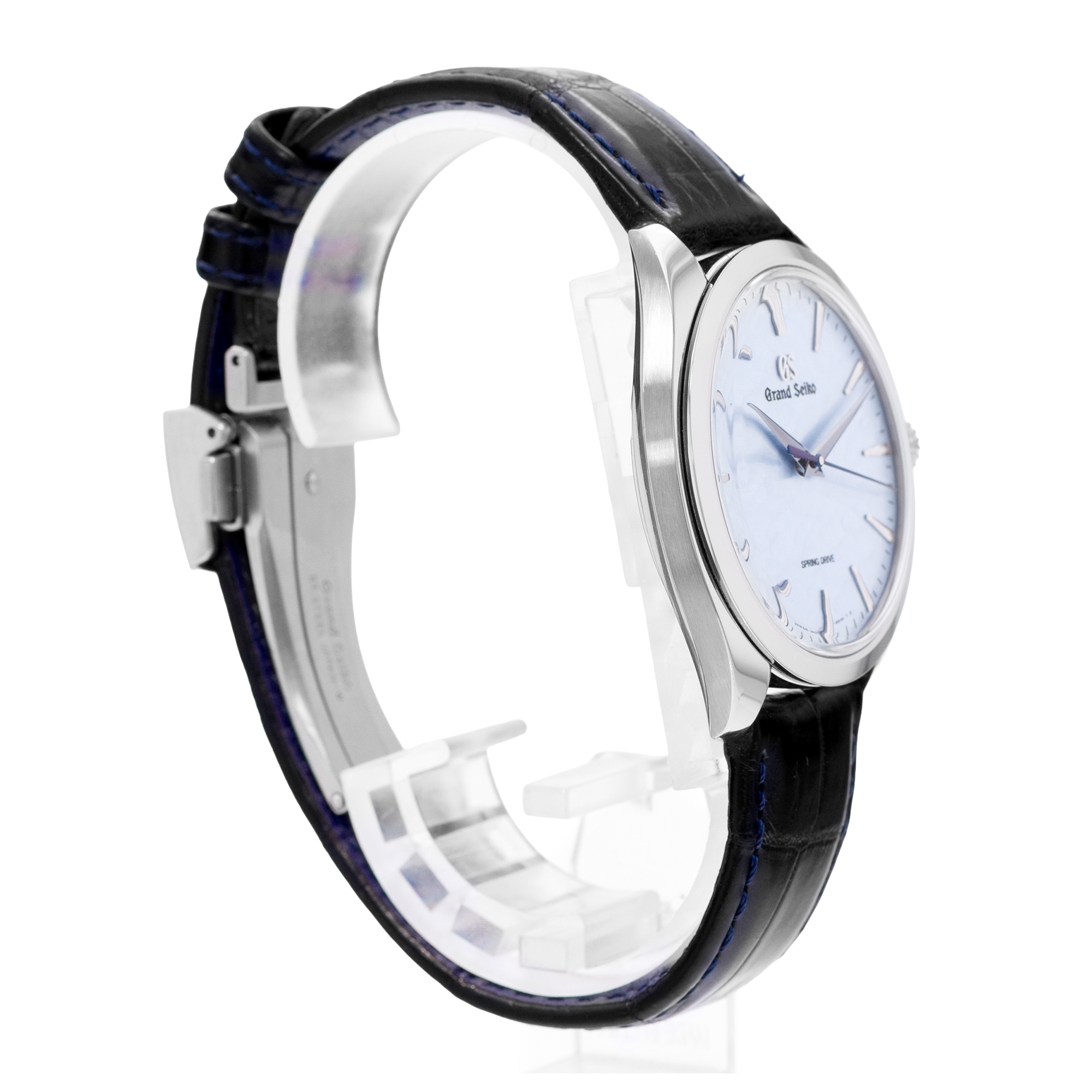 Grand Seiko Elegance Collection SBGY007 38mm Omiwatari Blue Steel Mens Watch thumbnail 5