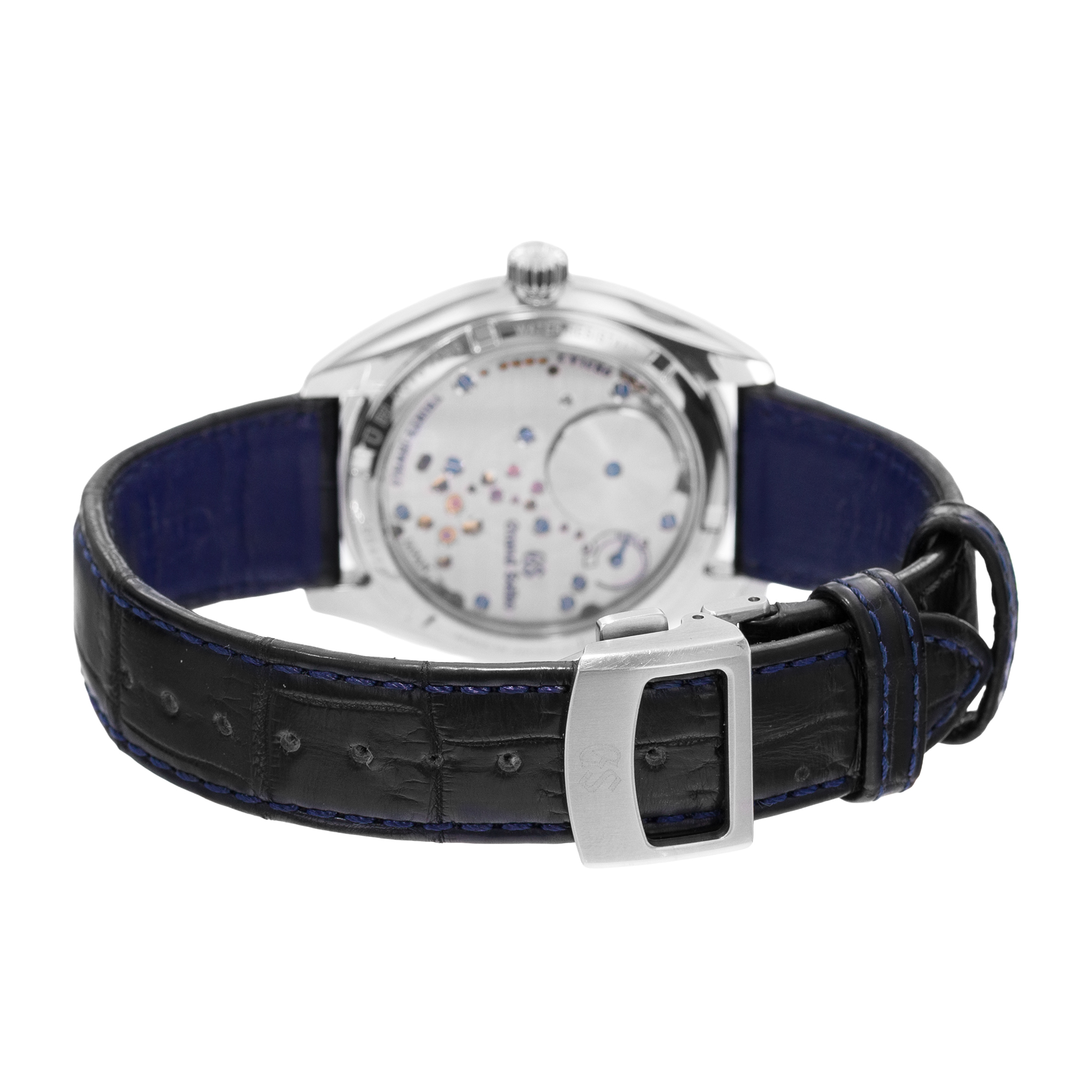 Grand Seiko Elegance Collection SBGY007 38mm Omiwatari Blue Steel Mens Watch thumbnail 7