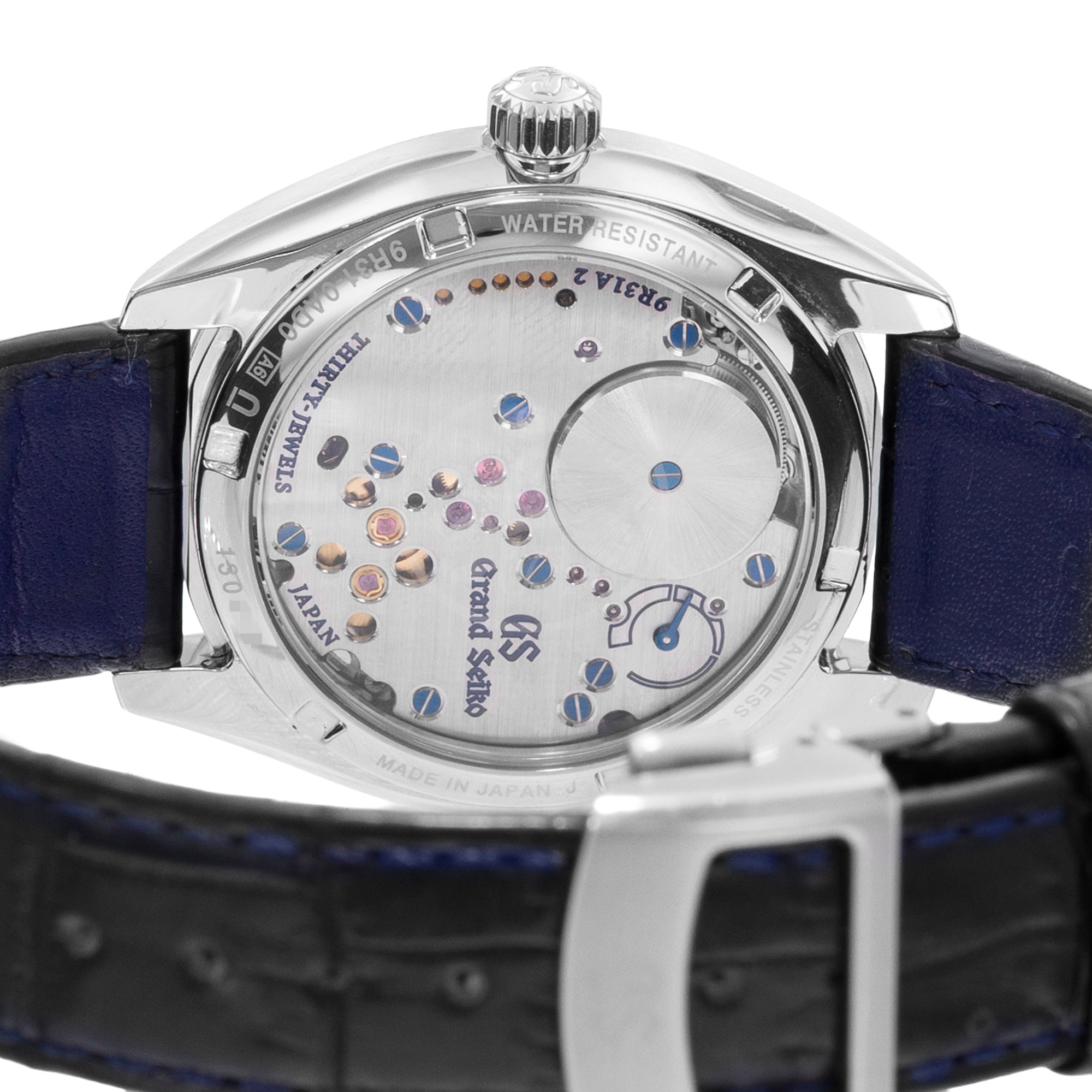 Grand Seiko Elegance Collection SBGY007 38mm Omiwatari Blue Steel Mens Watch thumbnail 8